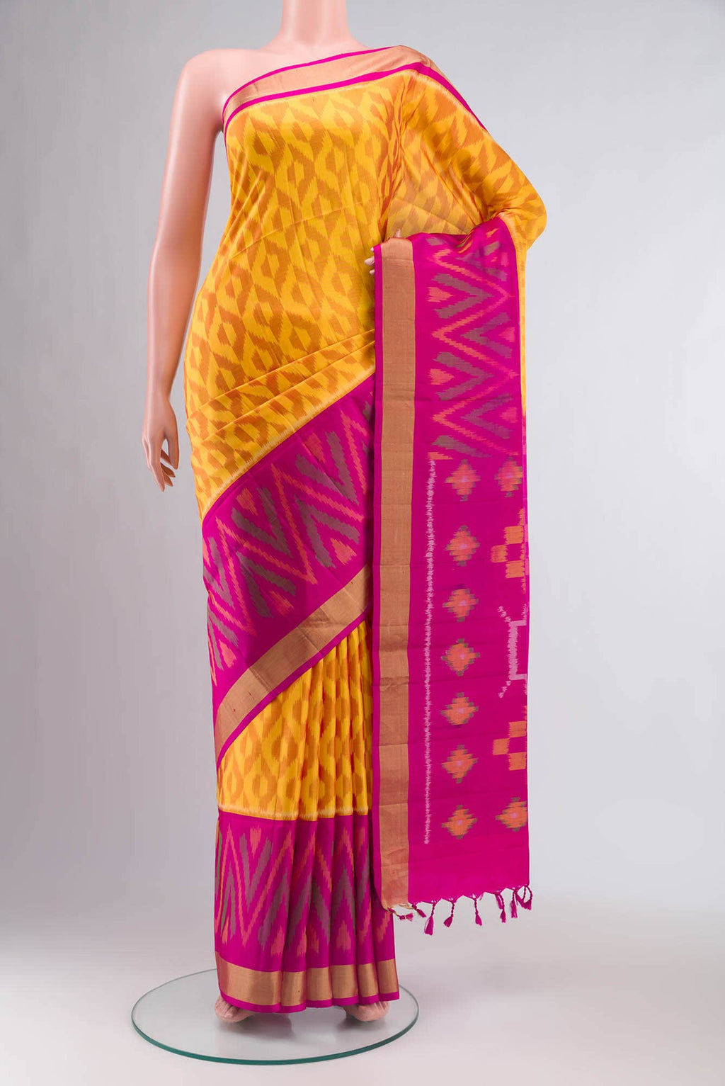 Yellow Soft Silk Saree