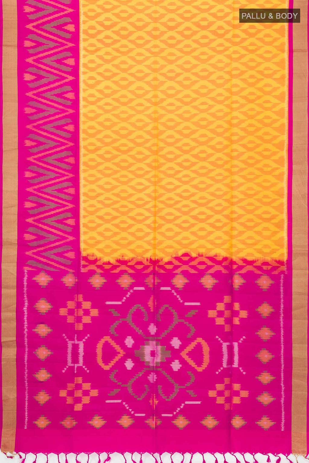 Yellow Soft Silk Saree