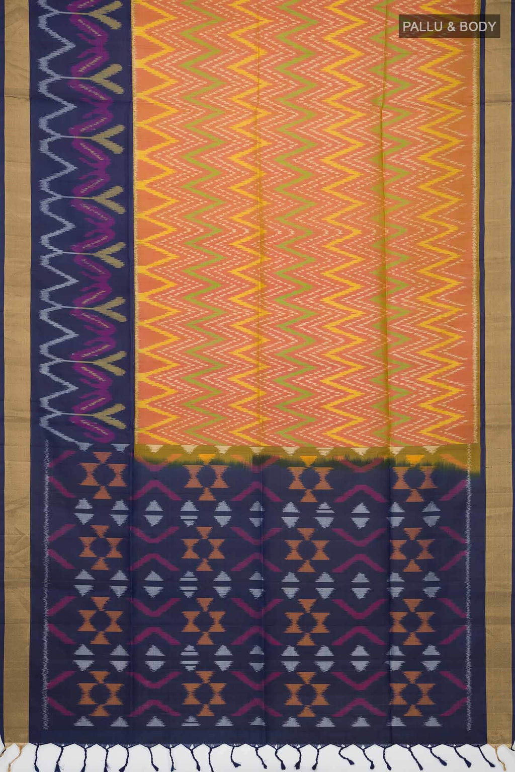 Navy Blue Soft Silk Saree