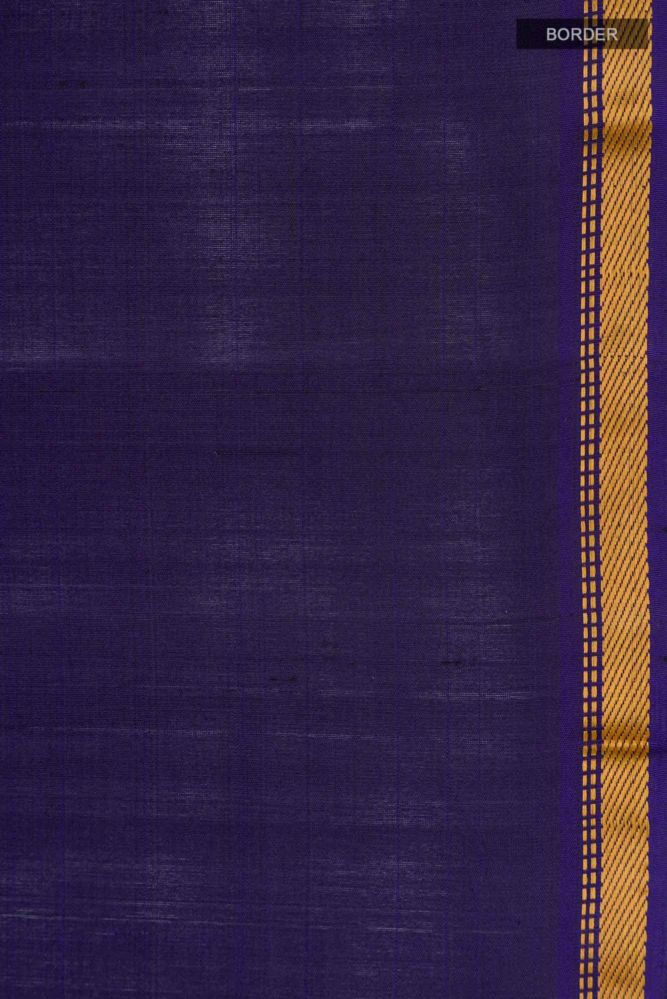 Blue Kanchipuram Silk Saree