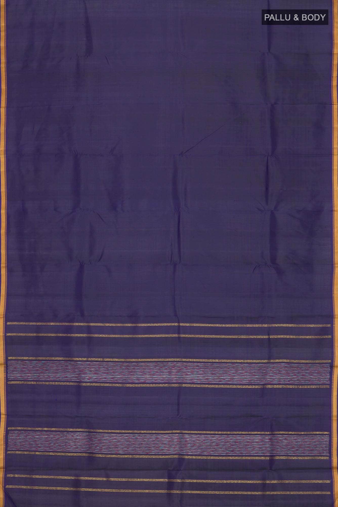 Blue Kanchipuram Silk Saree