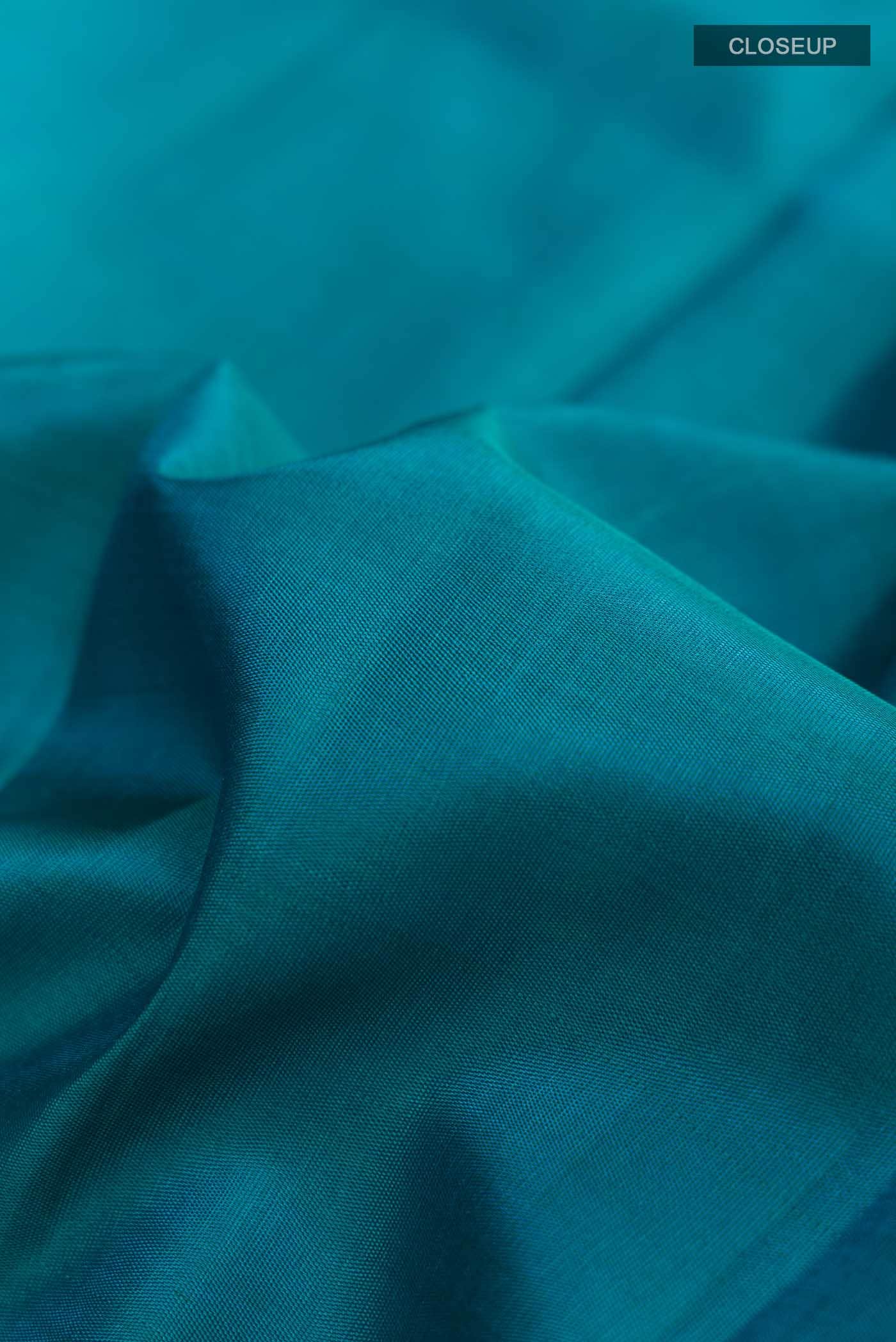 Blue Kanchipuram Silk Saree