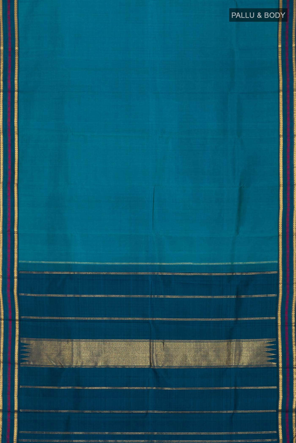 Blue Kanchipuram Silk Saree