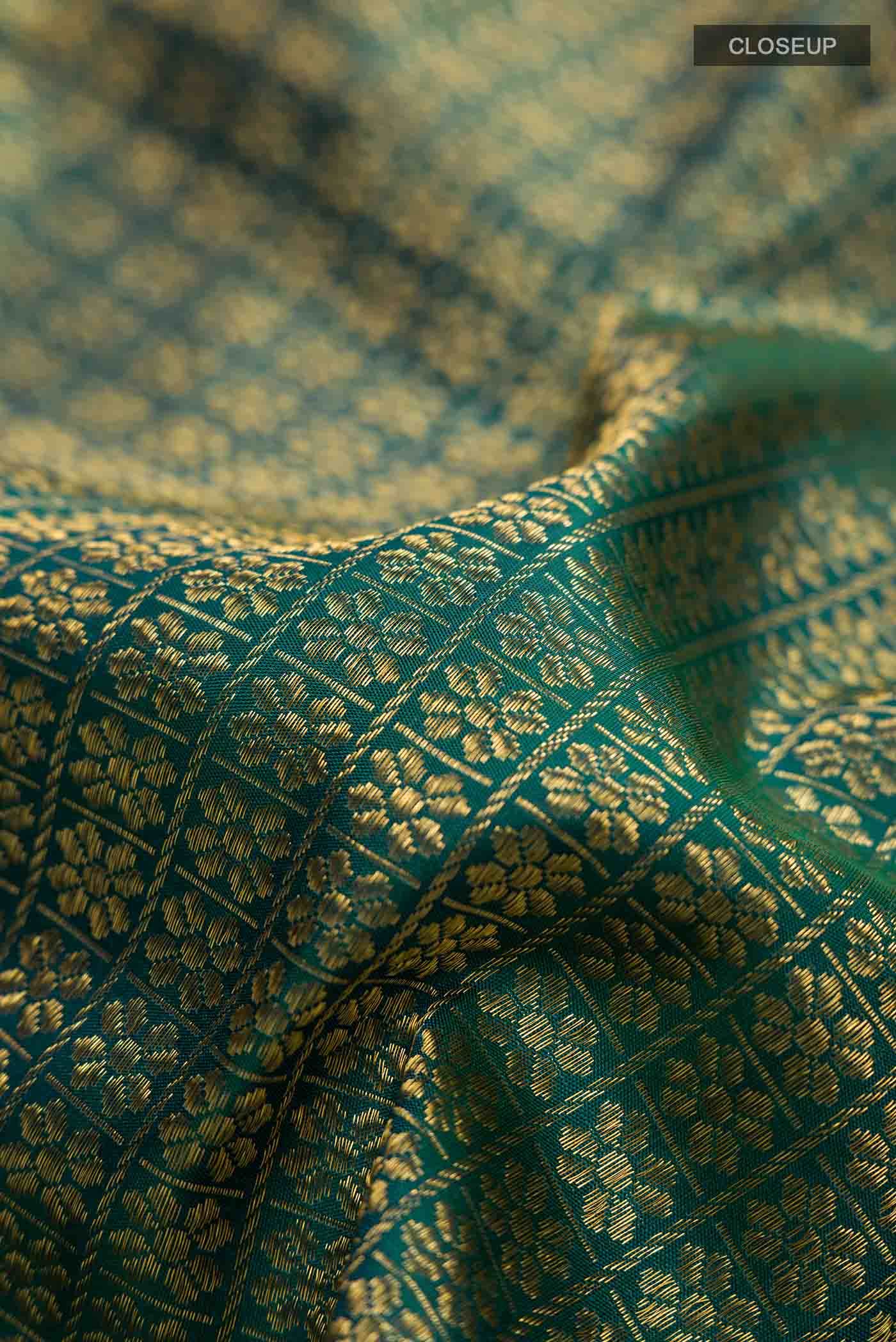 Green Kanchipuram Silk Saree