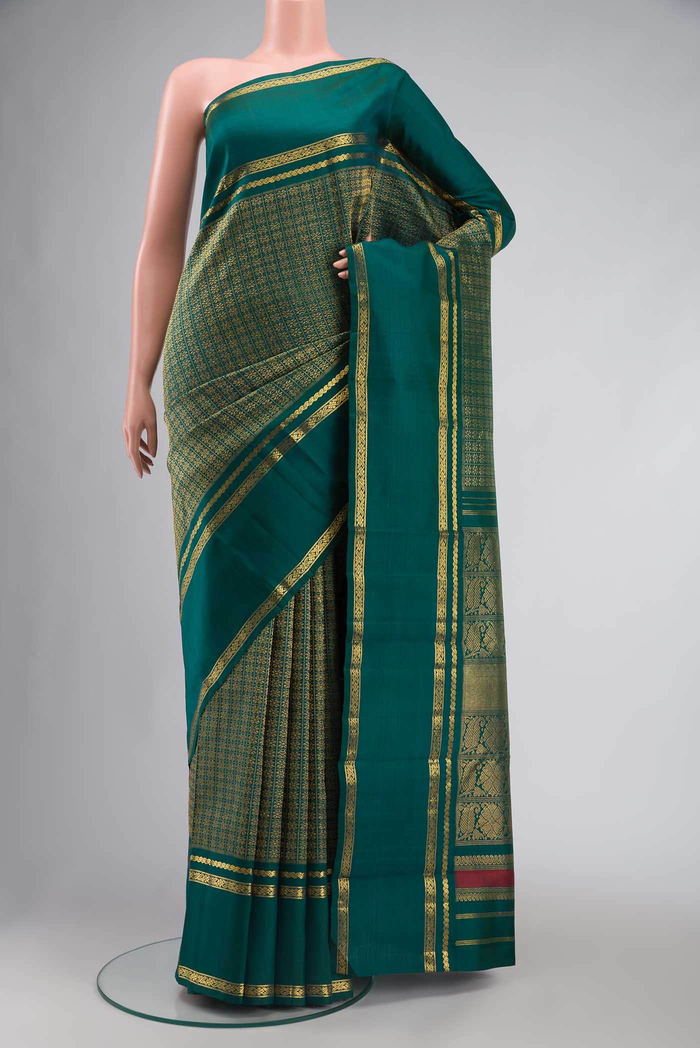 Green Kanchipuram Silk Saree