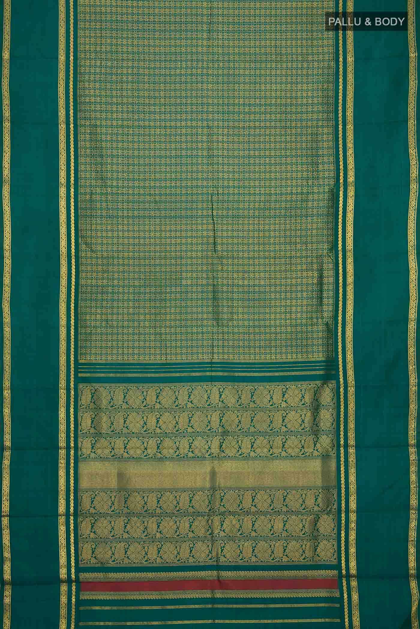 Green Kanchipuram Silk Saree