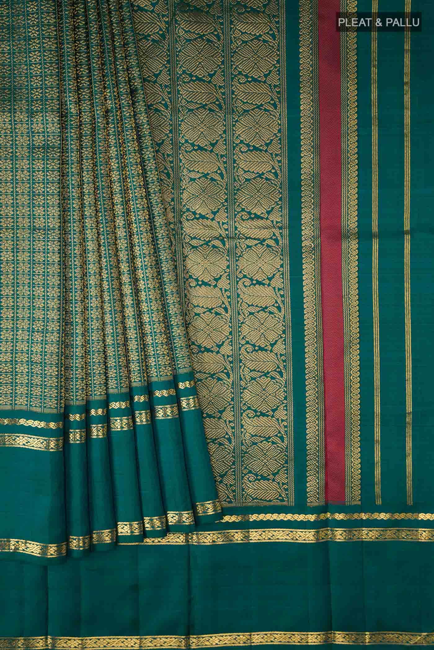 Green Kanchipuram Silk Saree