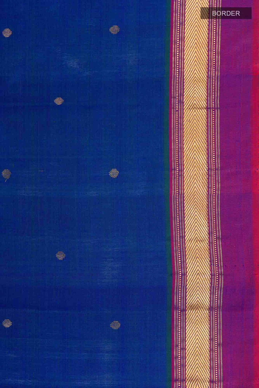 Blue Kanchipuram Silk Saree
