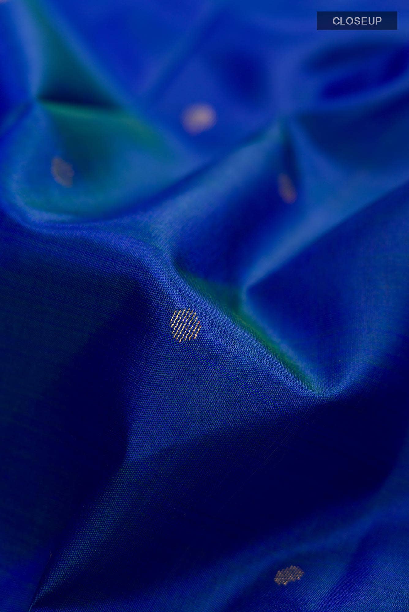 Blue Kanchipuram Silk Saree