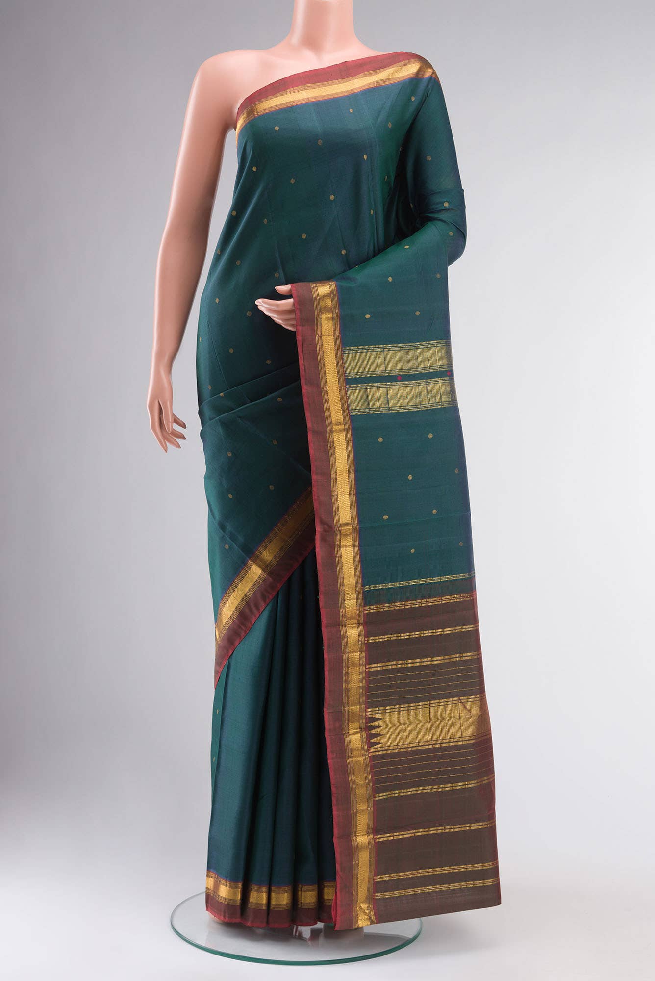 Green Kanchipuram Silk Saree
