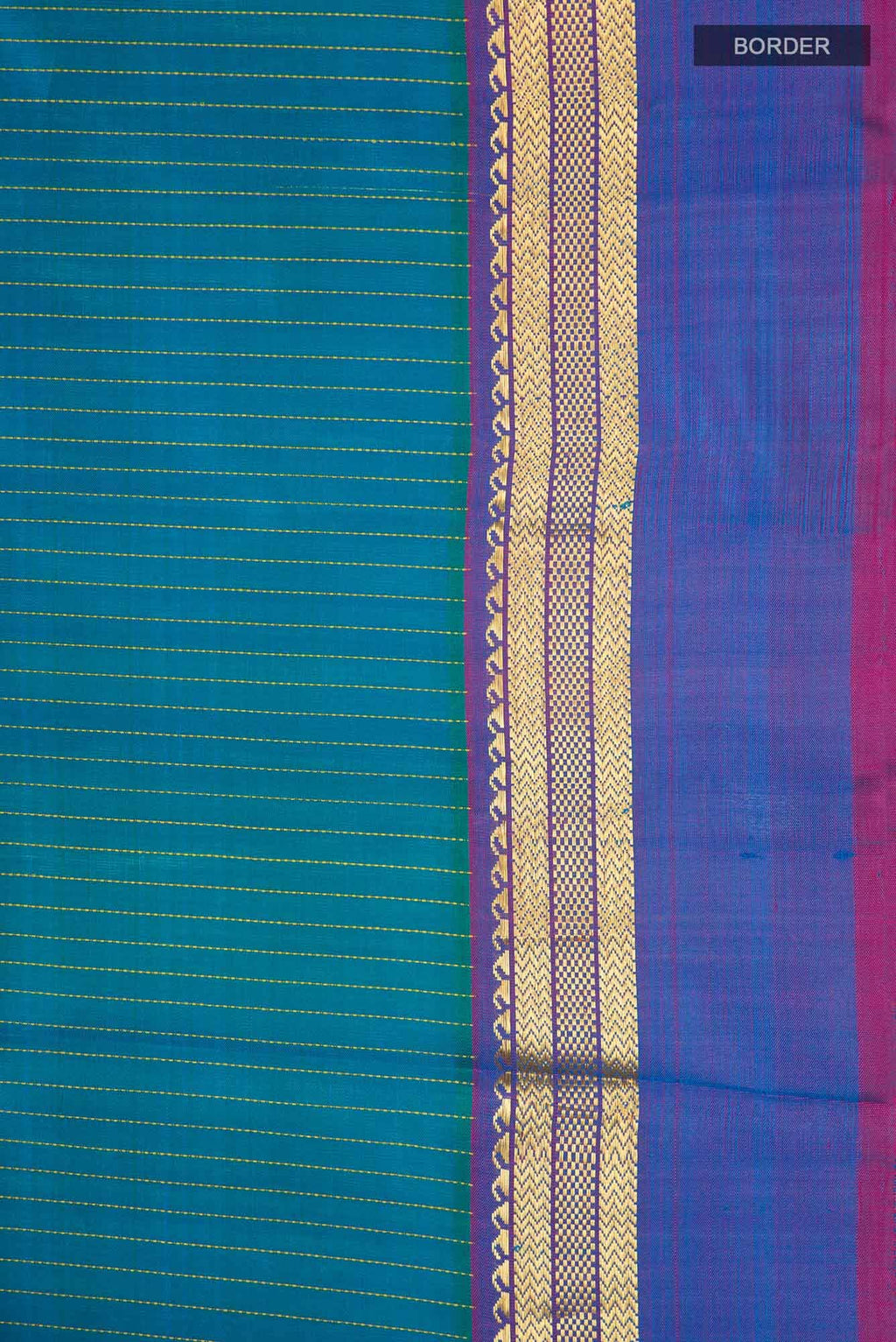 Blue Kanchipuram Silk Saree