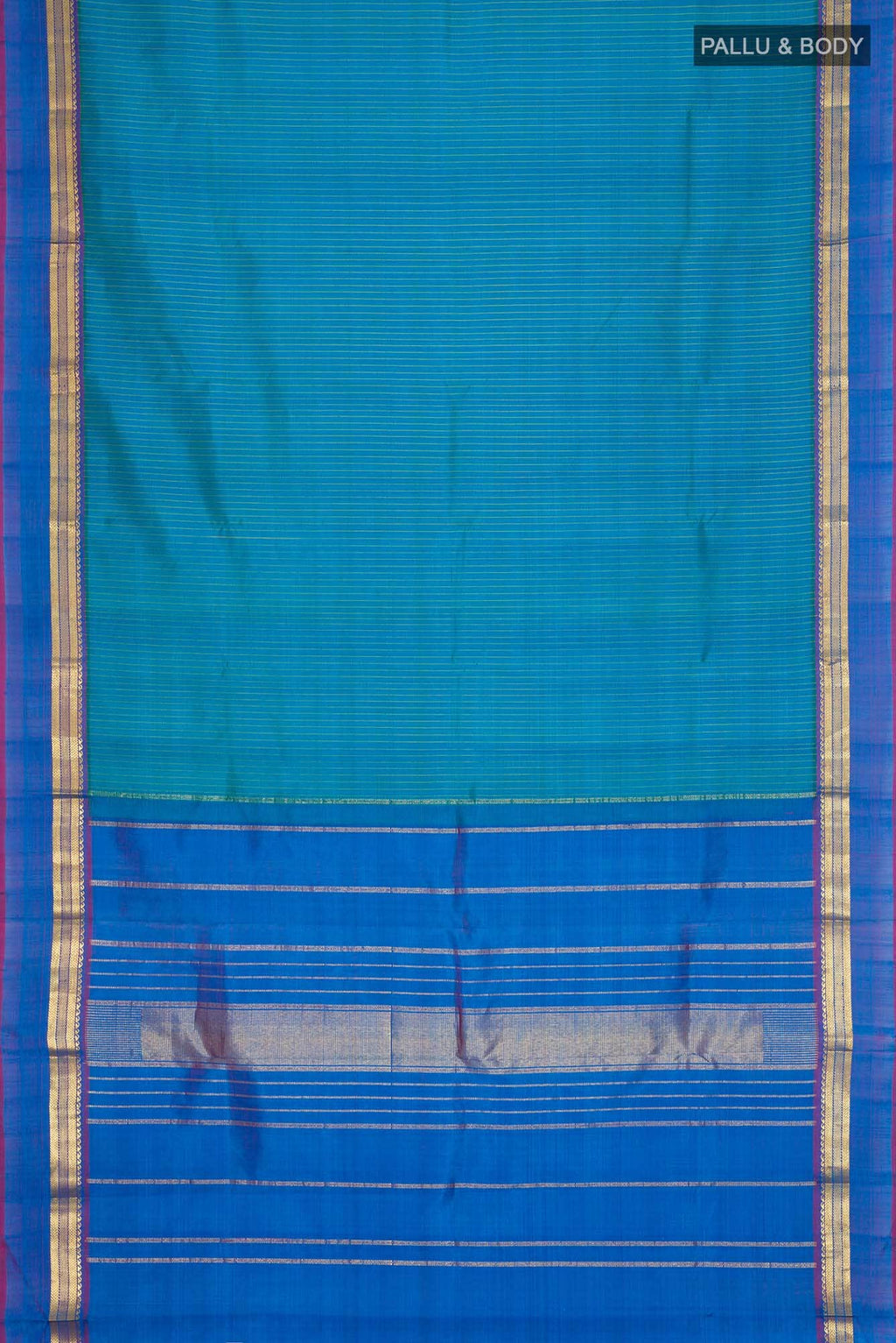 Blue Kanchipuram Silk Saree