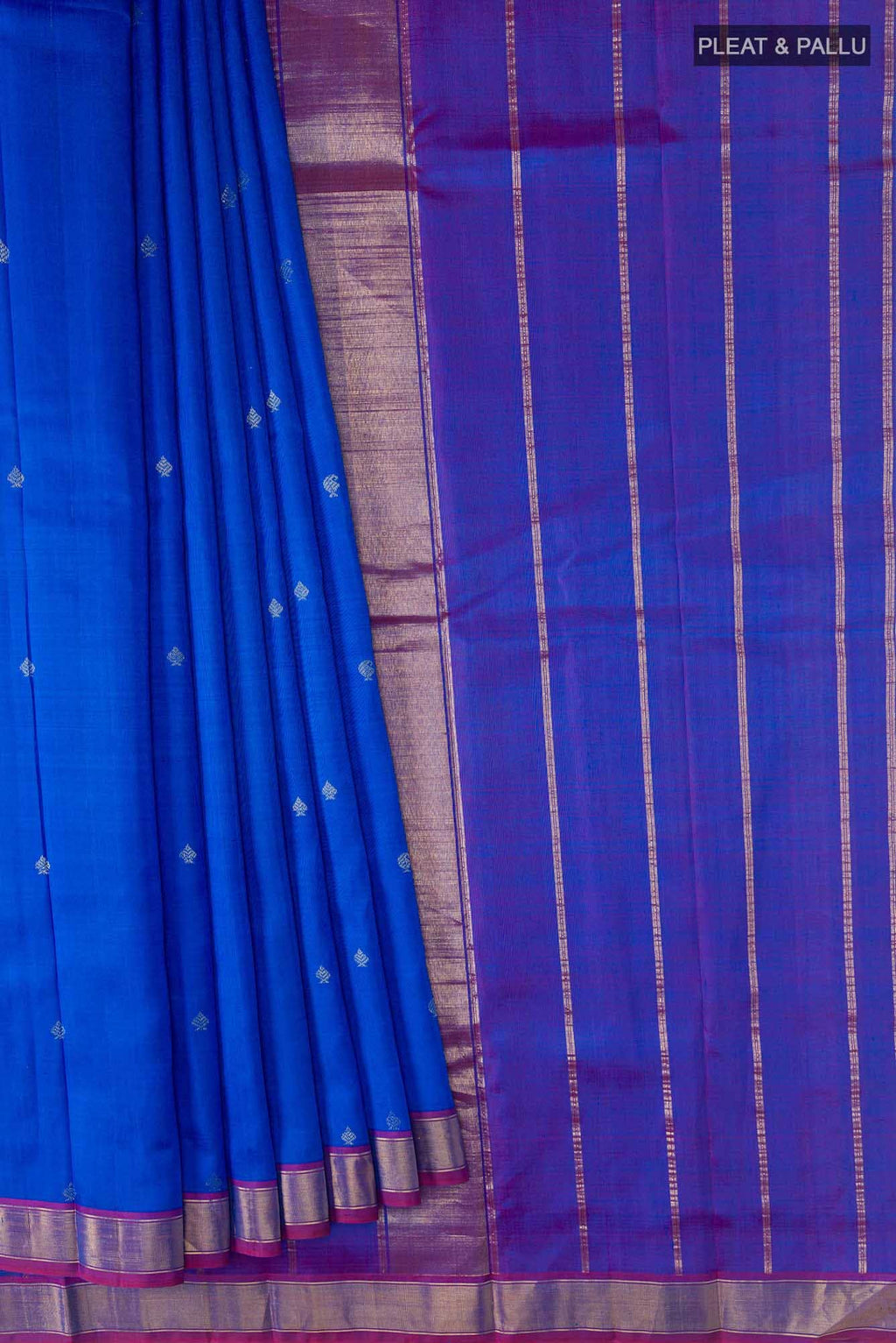 Blue Kanchipuram Silk Saree