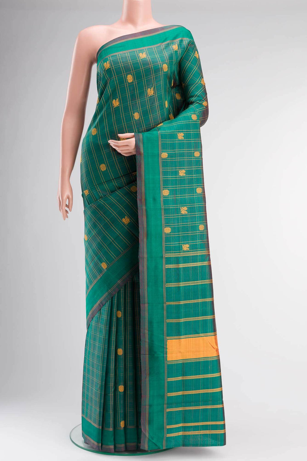 Green Kanchipuram Silk Saree