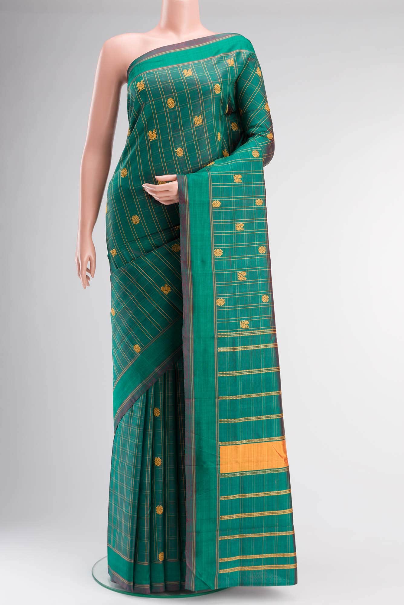 Green Kanchipuram Silk Saree