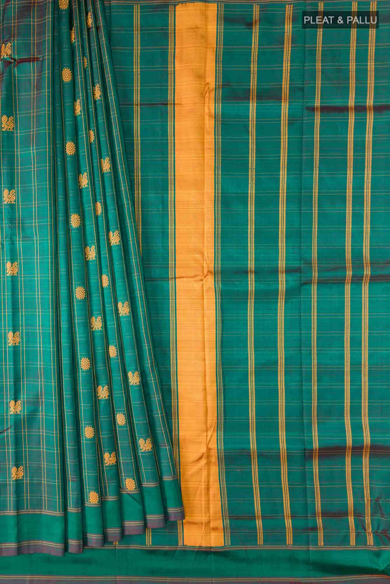 Green Kanchipuram Silk Saree