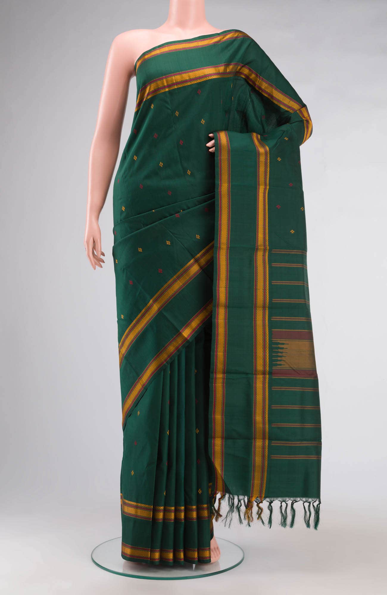 Green Kanchipuram Silk Saree