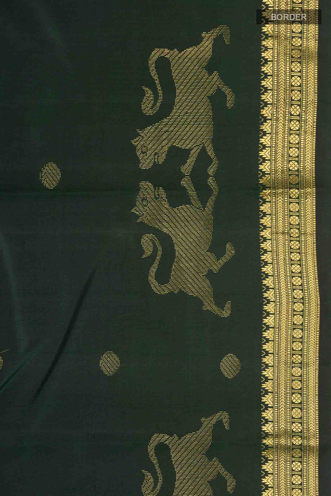 Green Kanchipuram Silk Saree