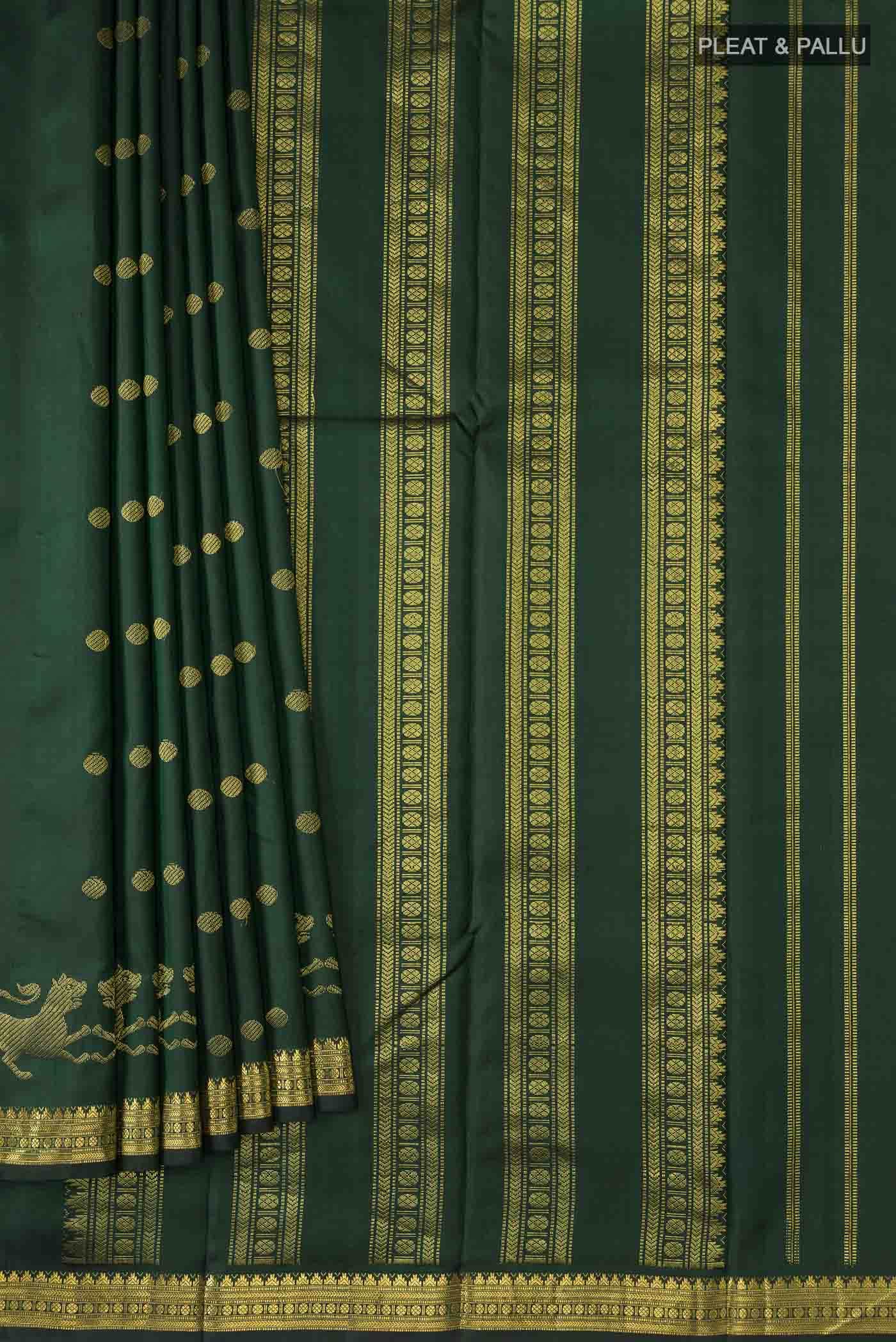 Green Kanchipuram Silk Saree
