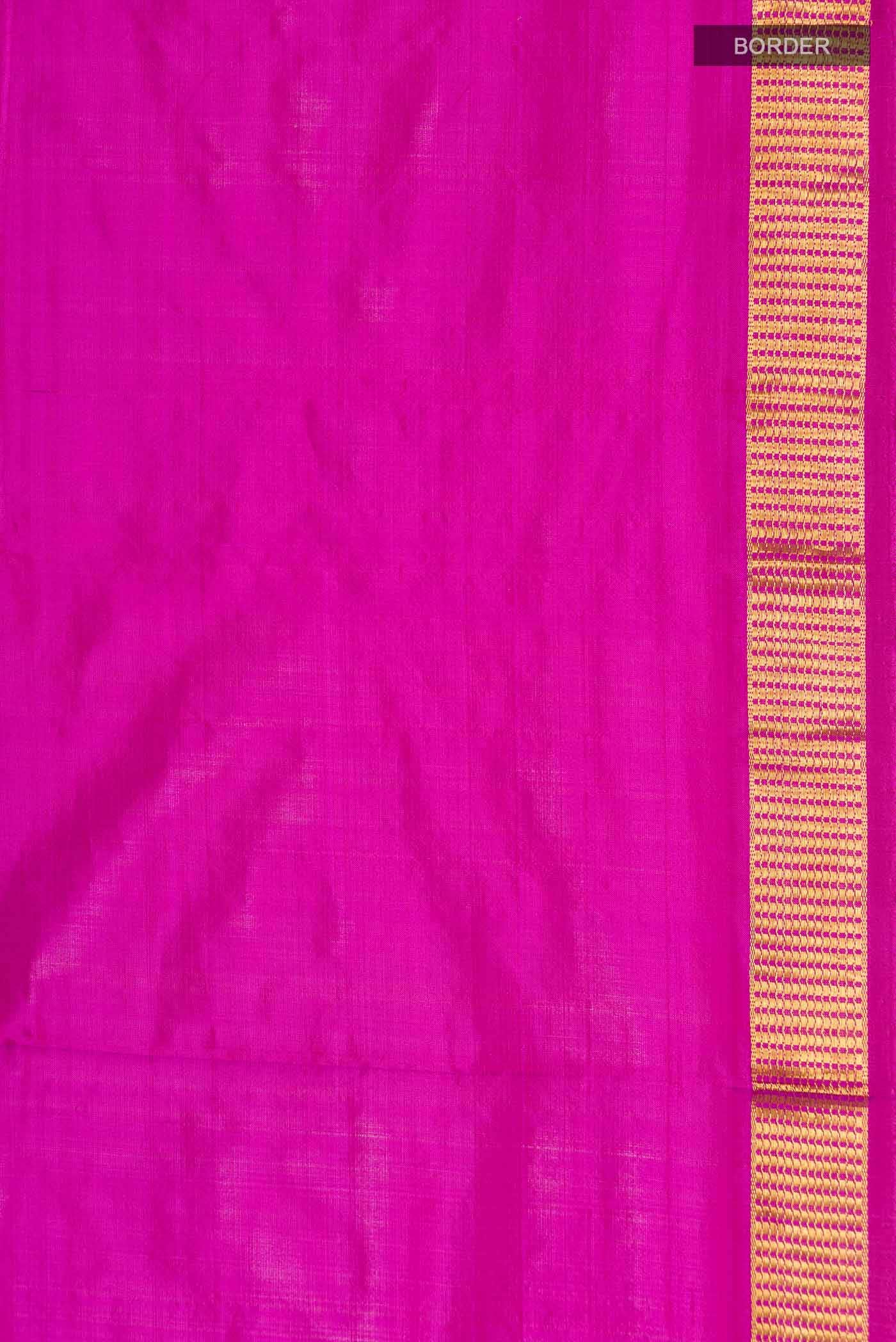 Pink Kanchipuram Silk Saree
