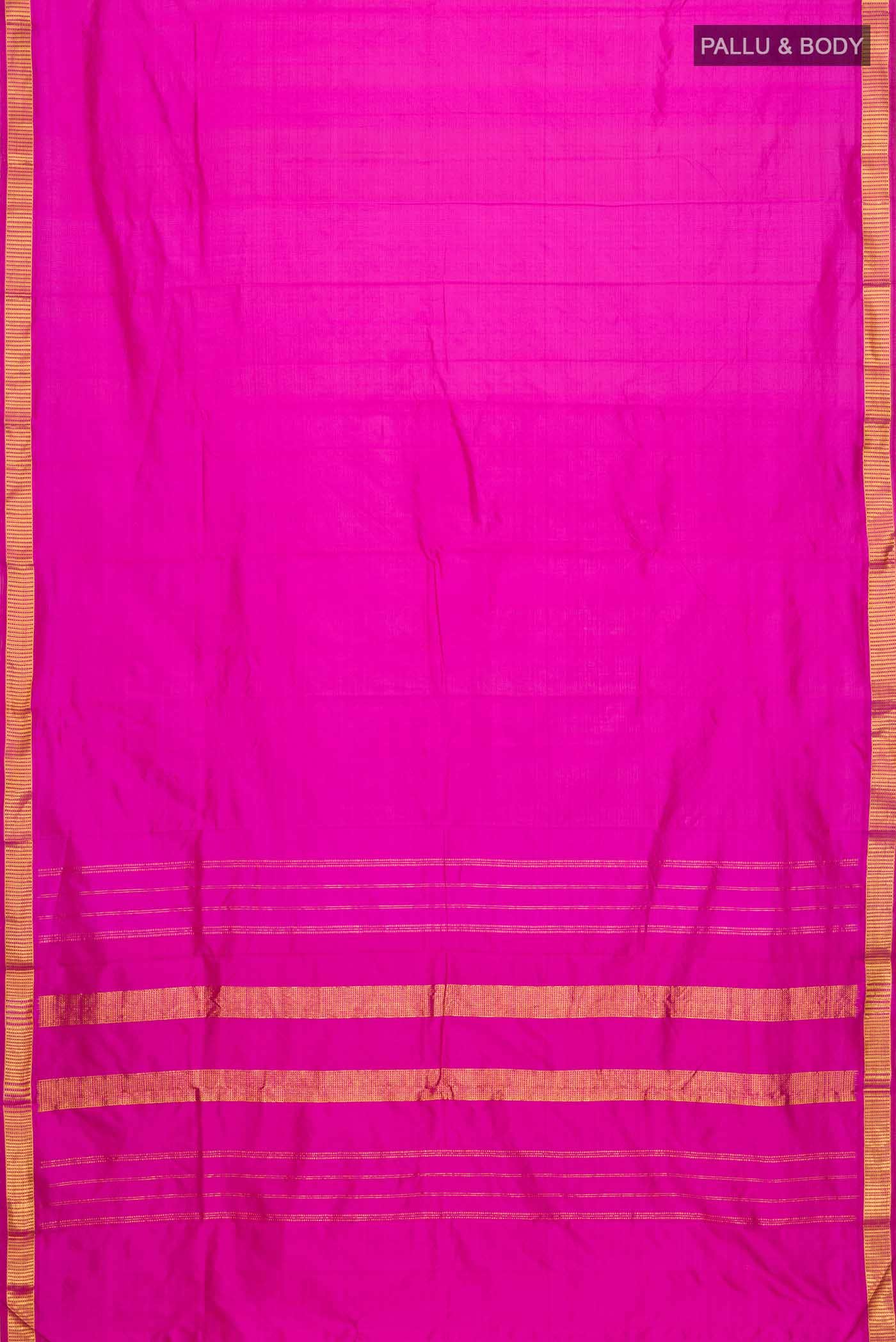 Pink Kanchipuram Silk Saree