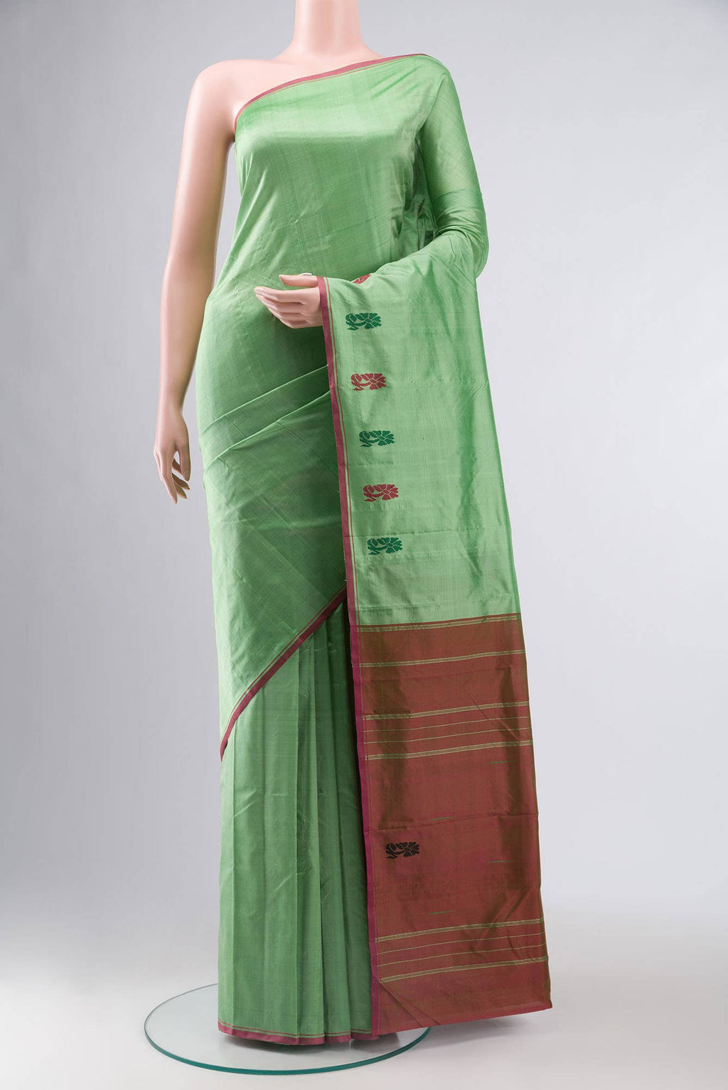 Green Kanchipuram Silk Saree