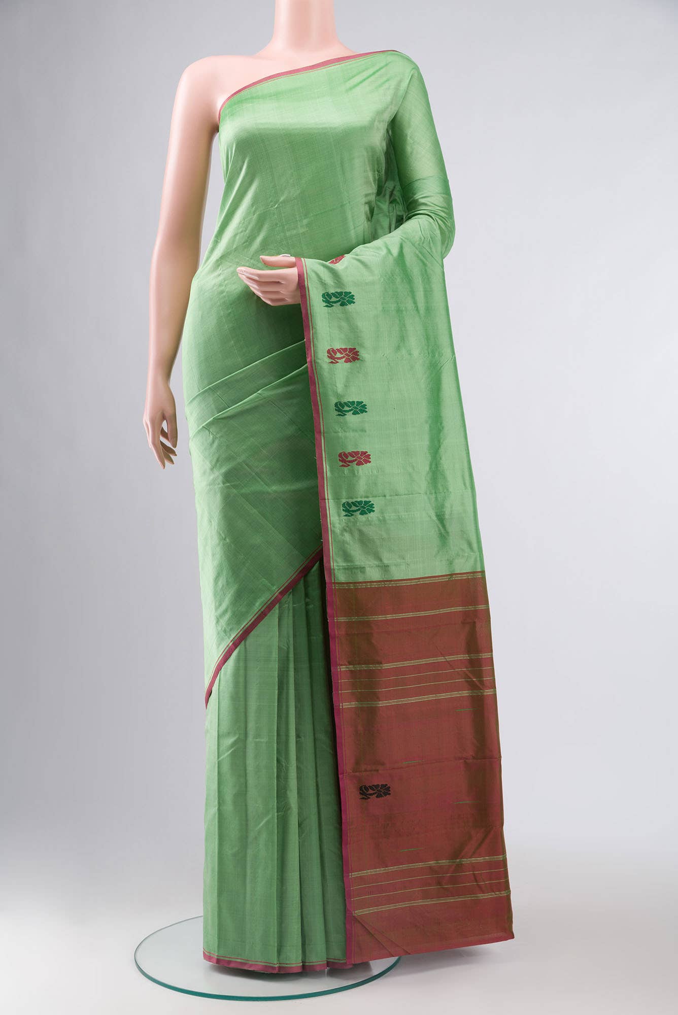 Green Kanchipuram Silk Saree