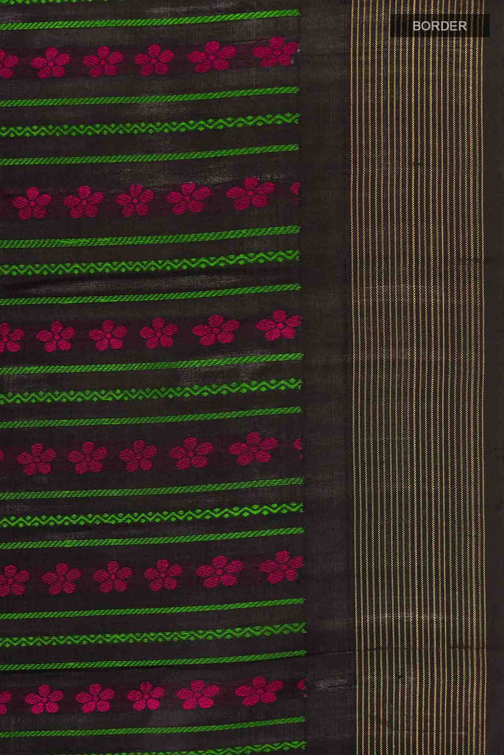 Black Kanchipuram Silk Saree
