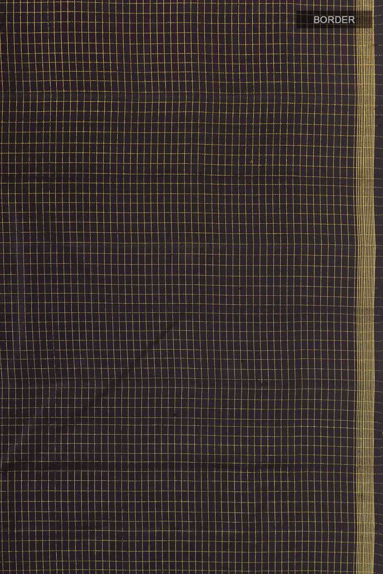 Black Kanchipuram Silk Saree