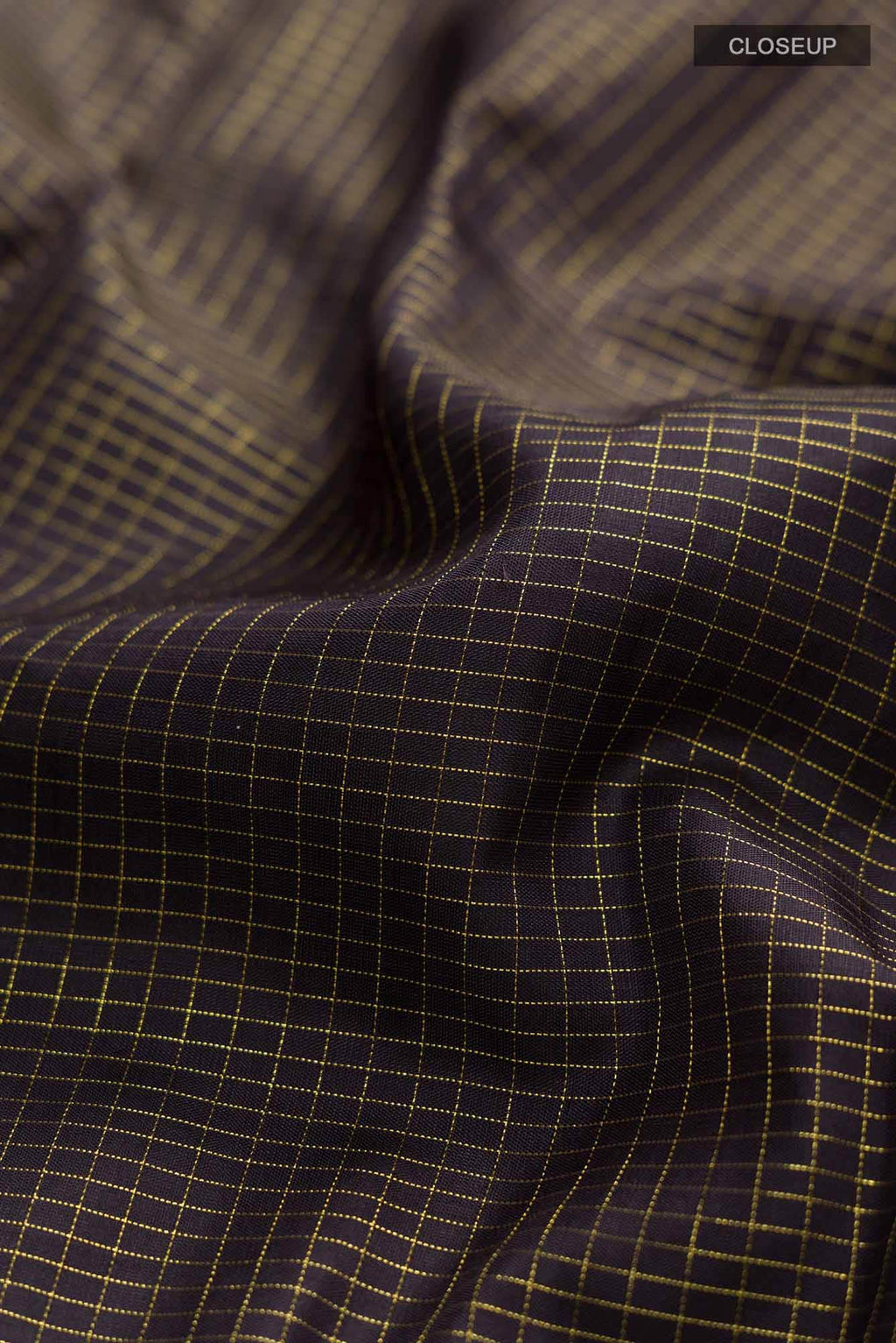 Black Kanchipuram Silk Saree
