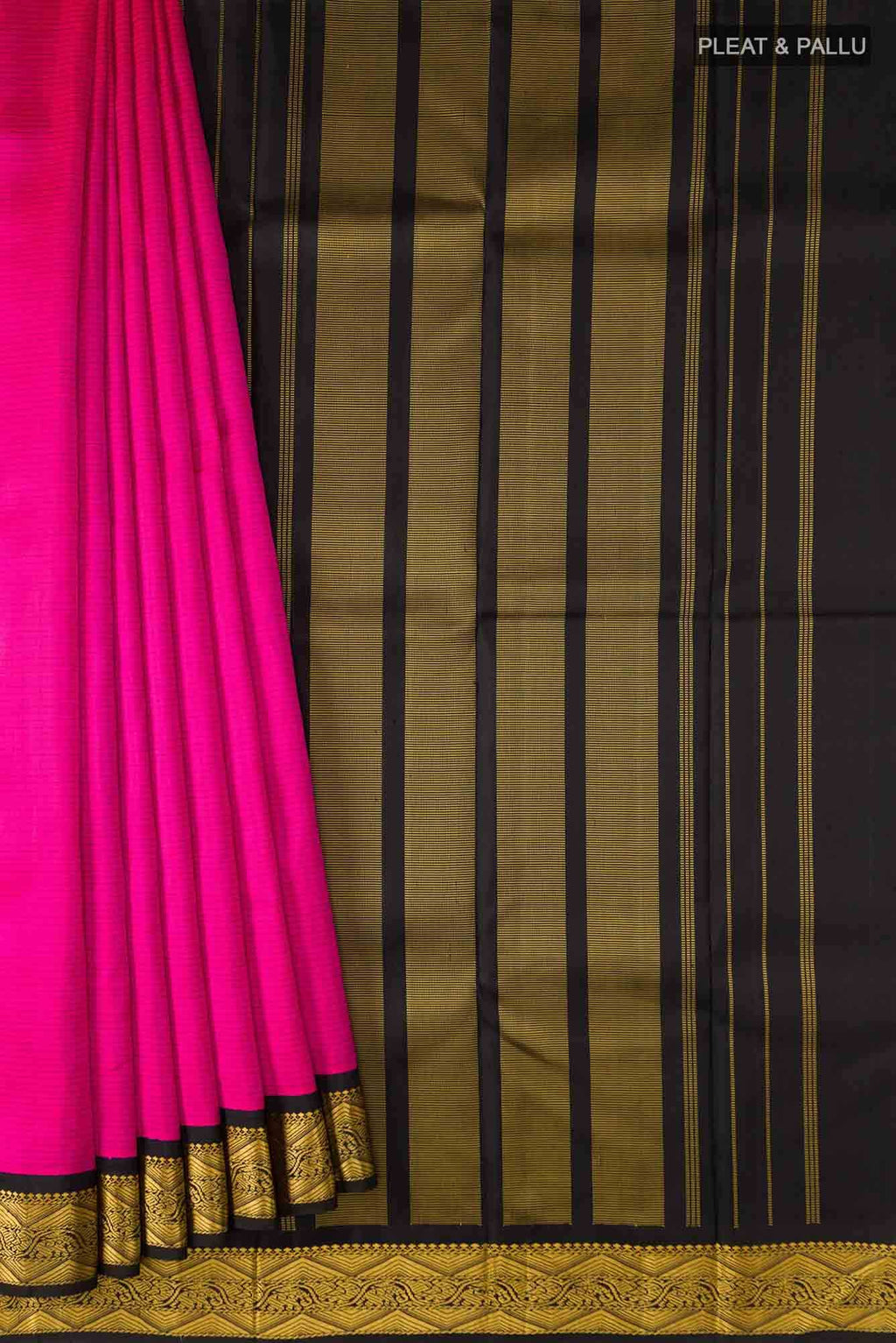 Pink Kanchipuram Silk Saree