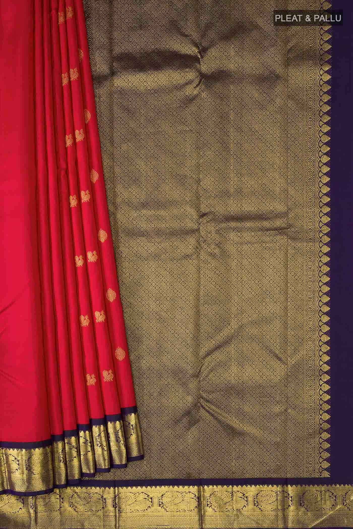 Red Kanchipuram Silk Saree