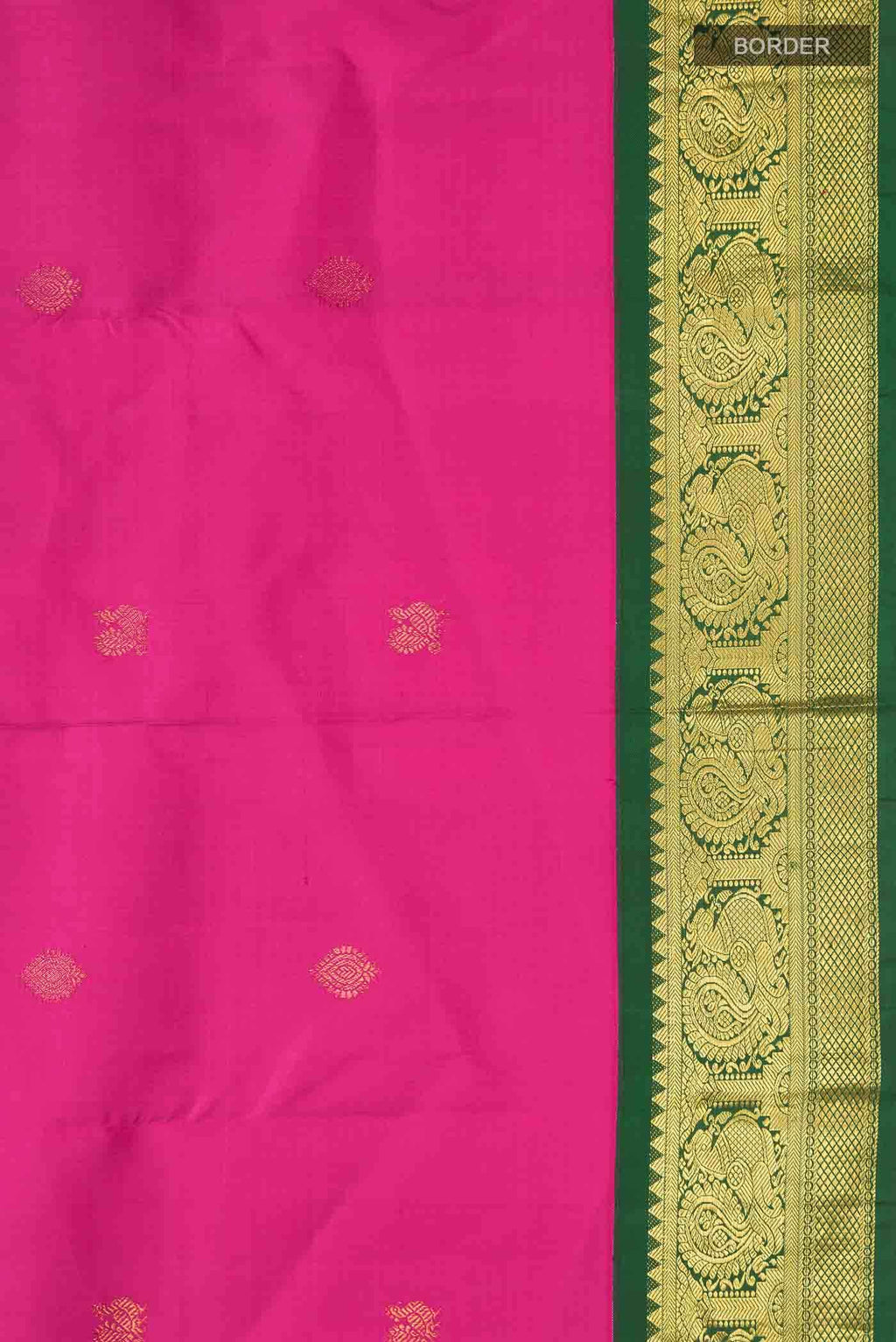 Pink Kanchipuram Silk Saree