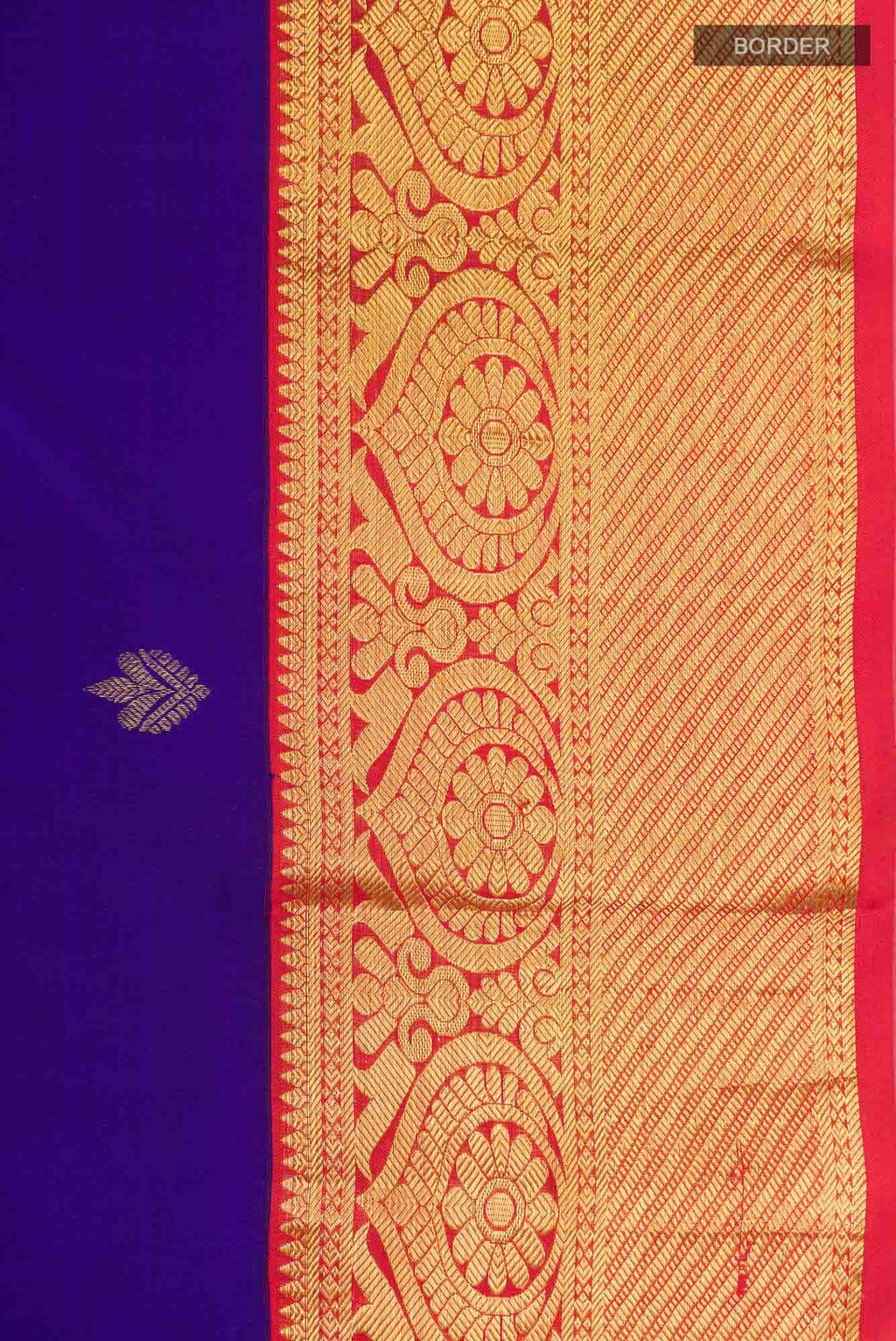 Blue Kanchipuram Silk Saree