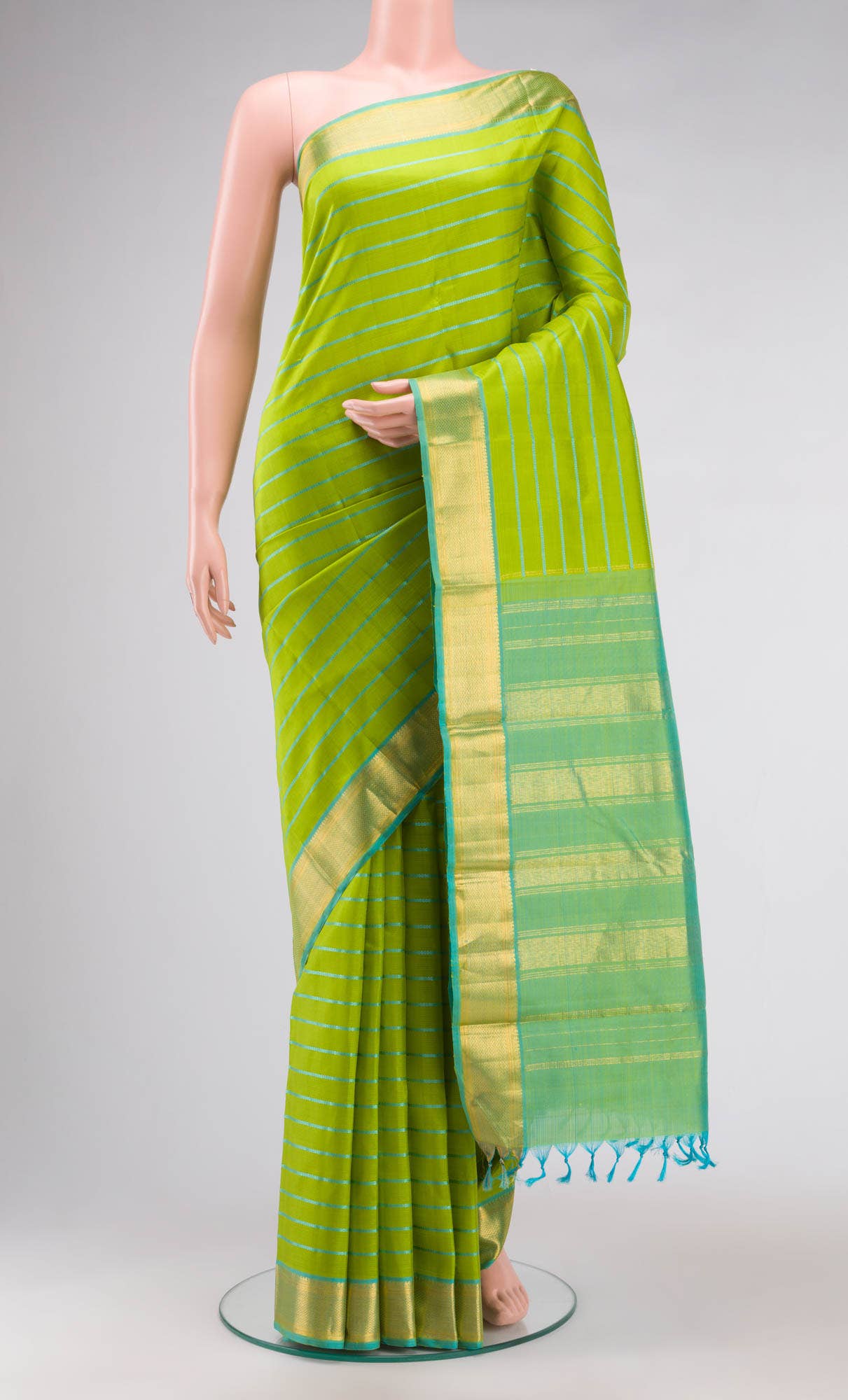 Green Kanchipuram Silk Saree