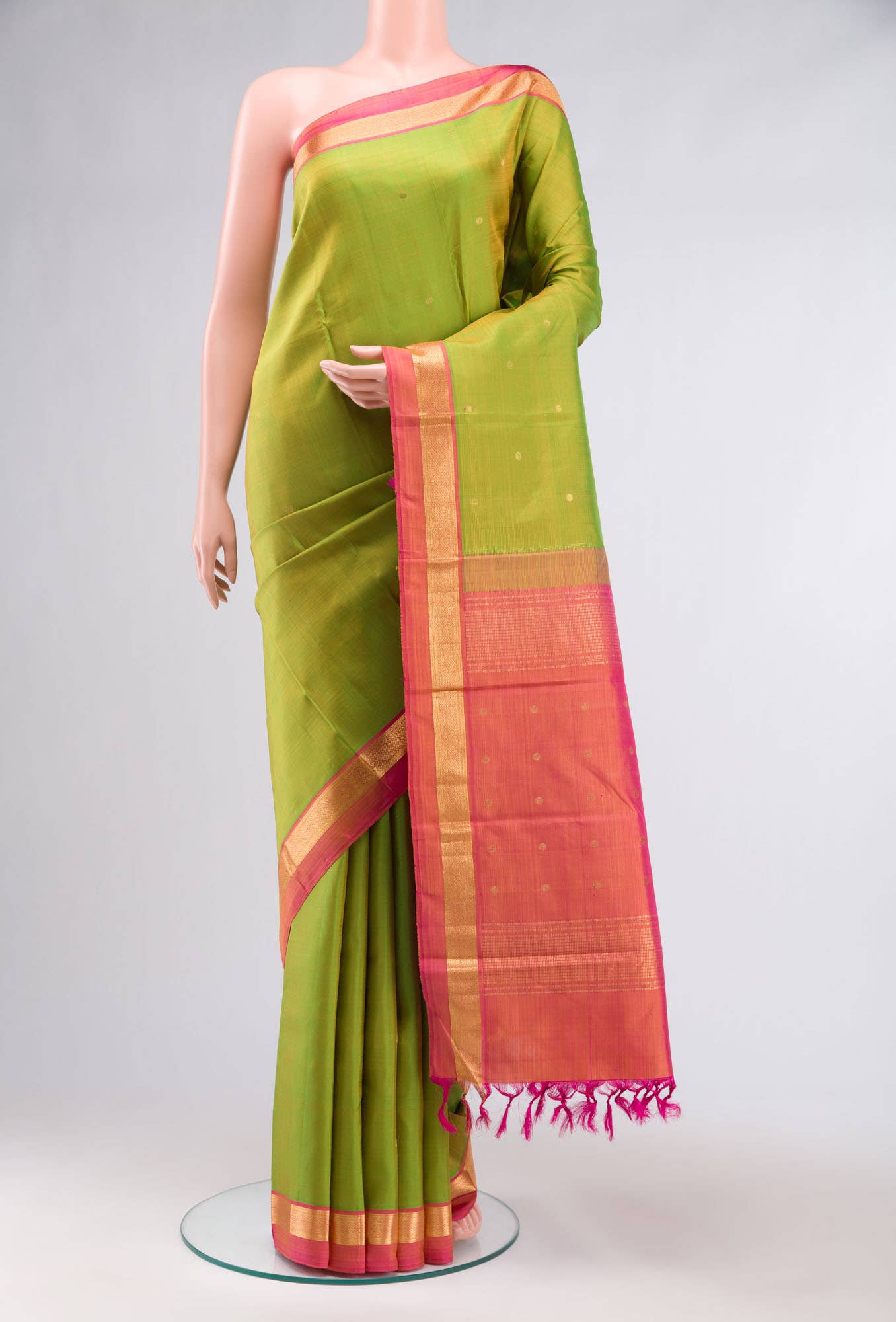 Green Kanchipuram Silk Saree