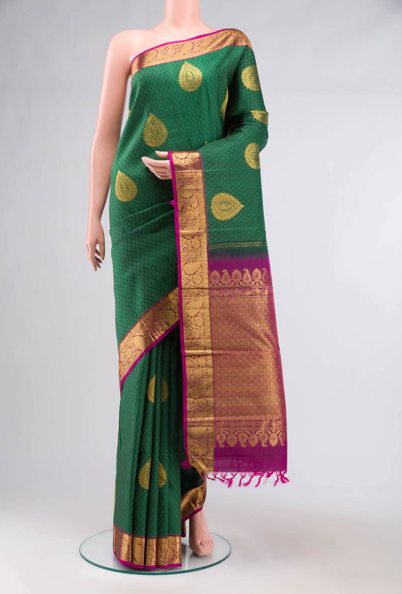 Green Kanchipuram Silk Saree