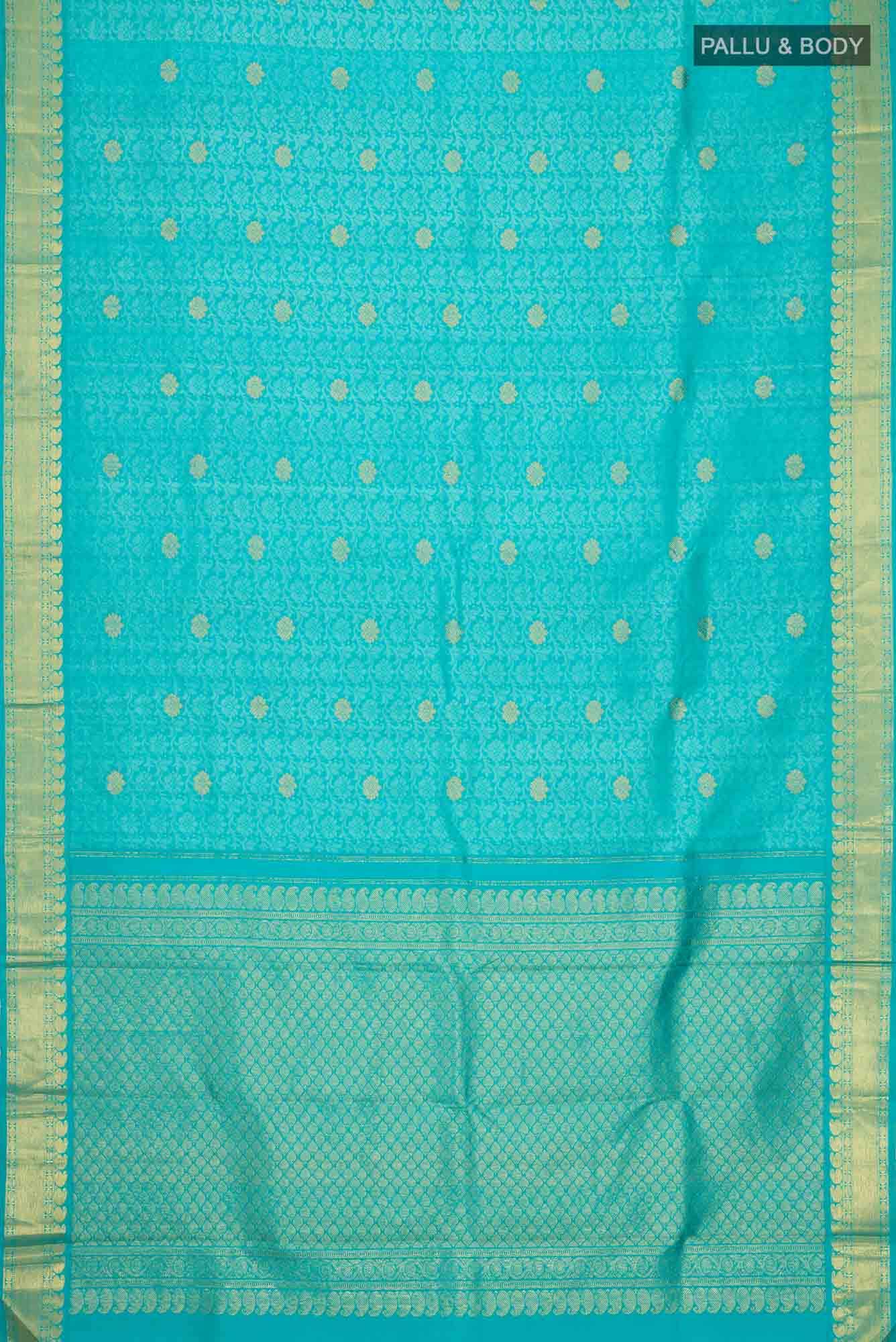 Blue Kanchipuram Silk Saree