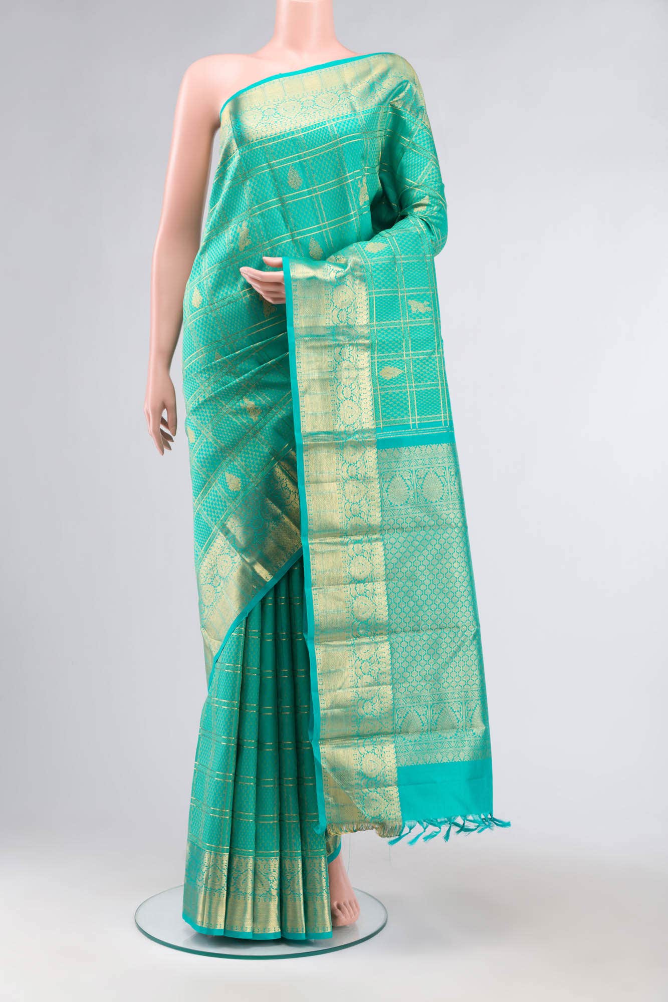 Green Kanchipuram Silk Saree