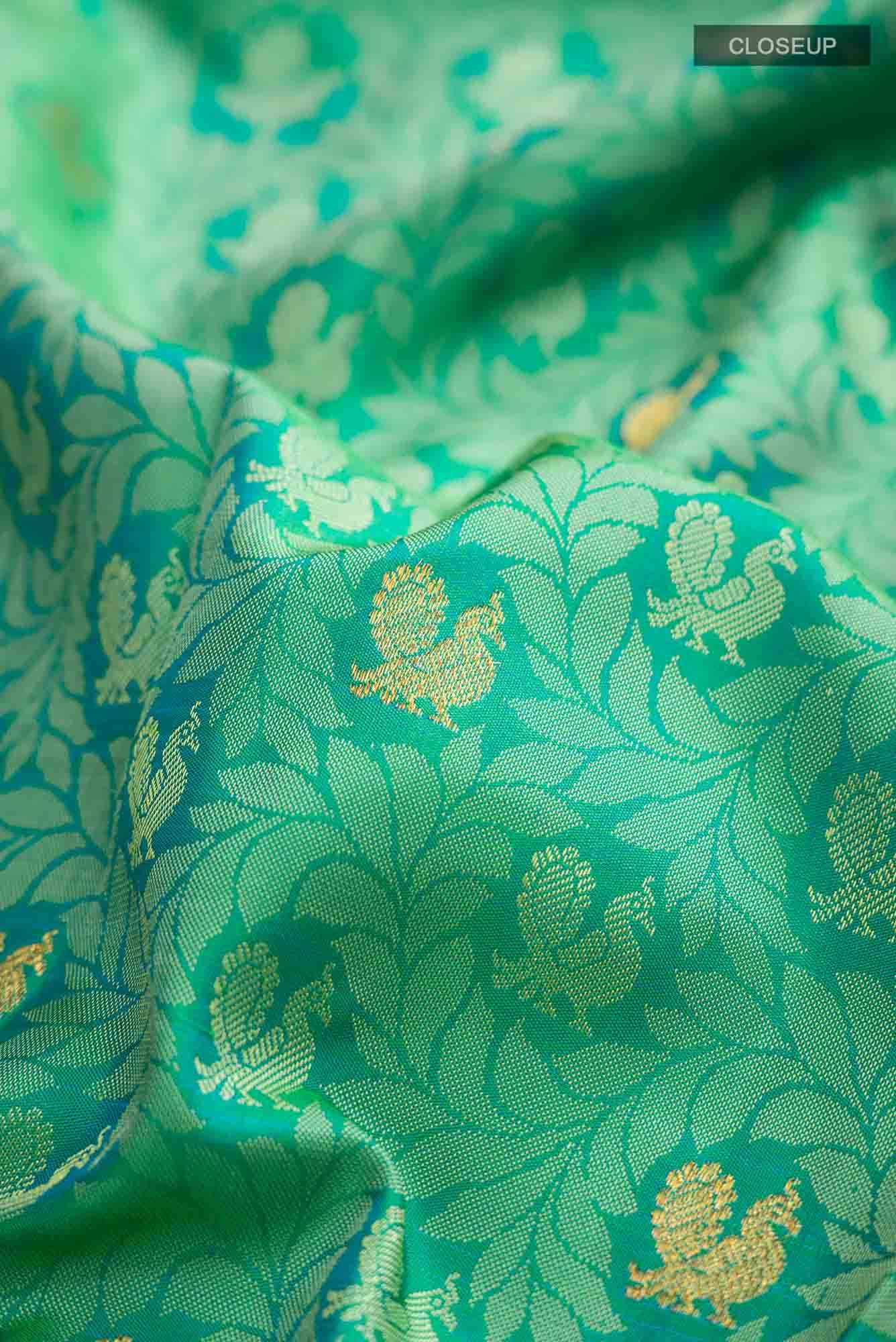 Green Kanchipuram Silk Saree