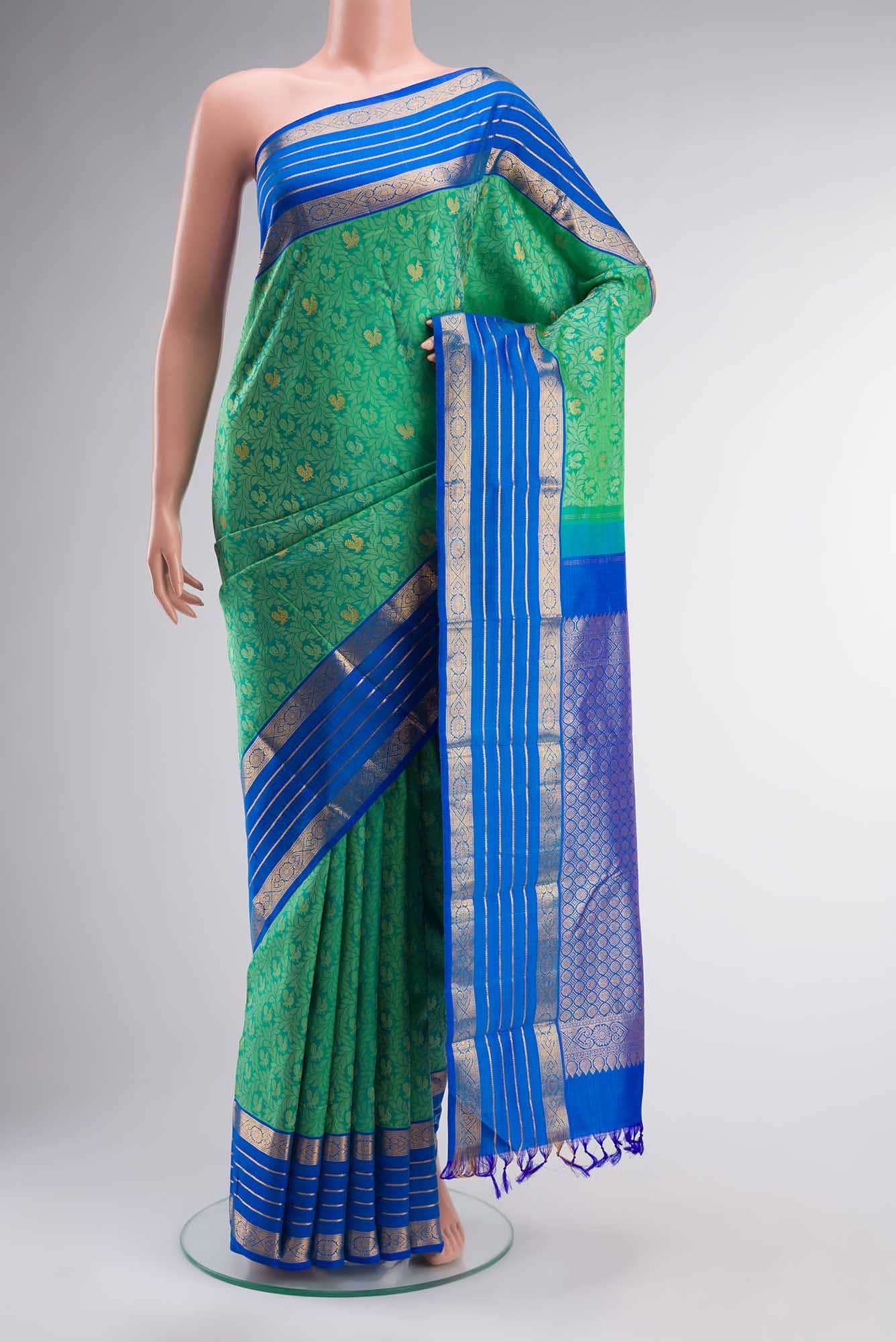 Green Kanchipuram Silk Saree
