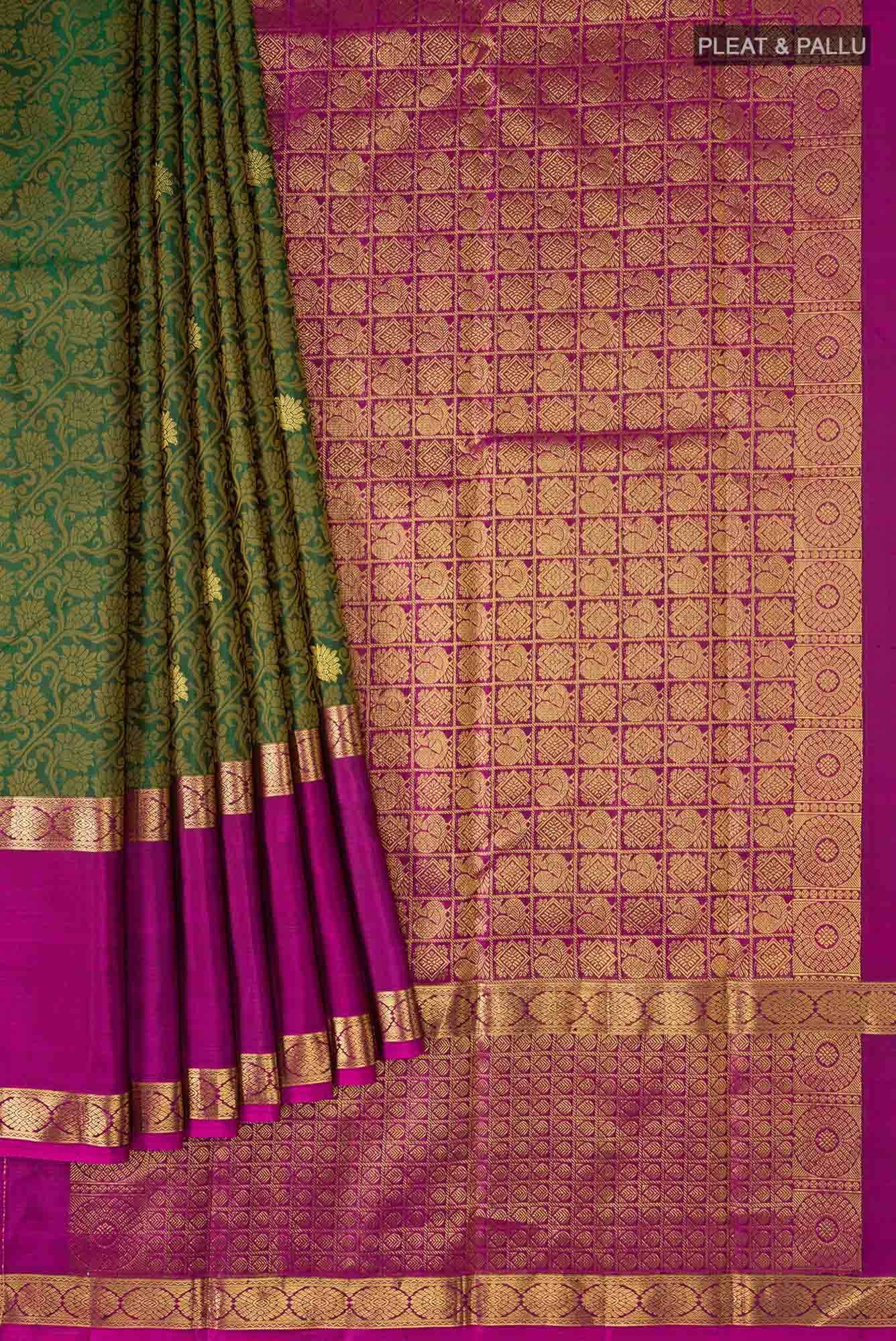 Green Kanchipuram Silk Saree