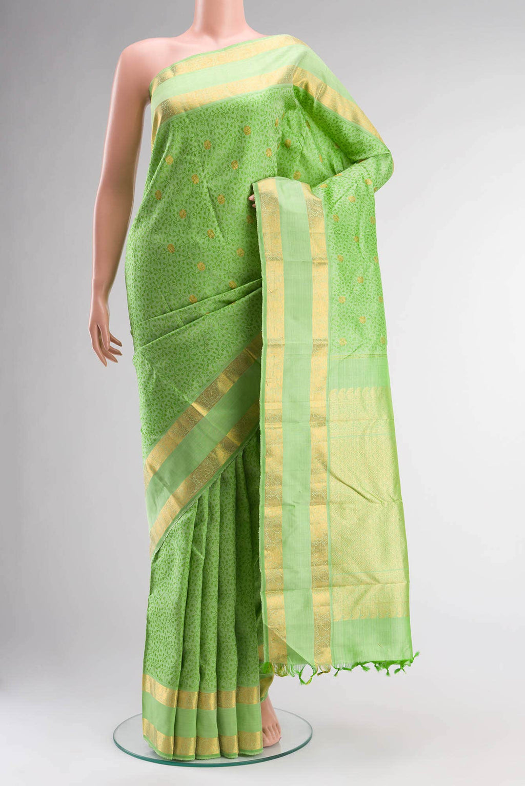 Green Kanchipuram Silk Saree