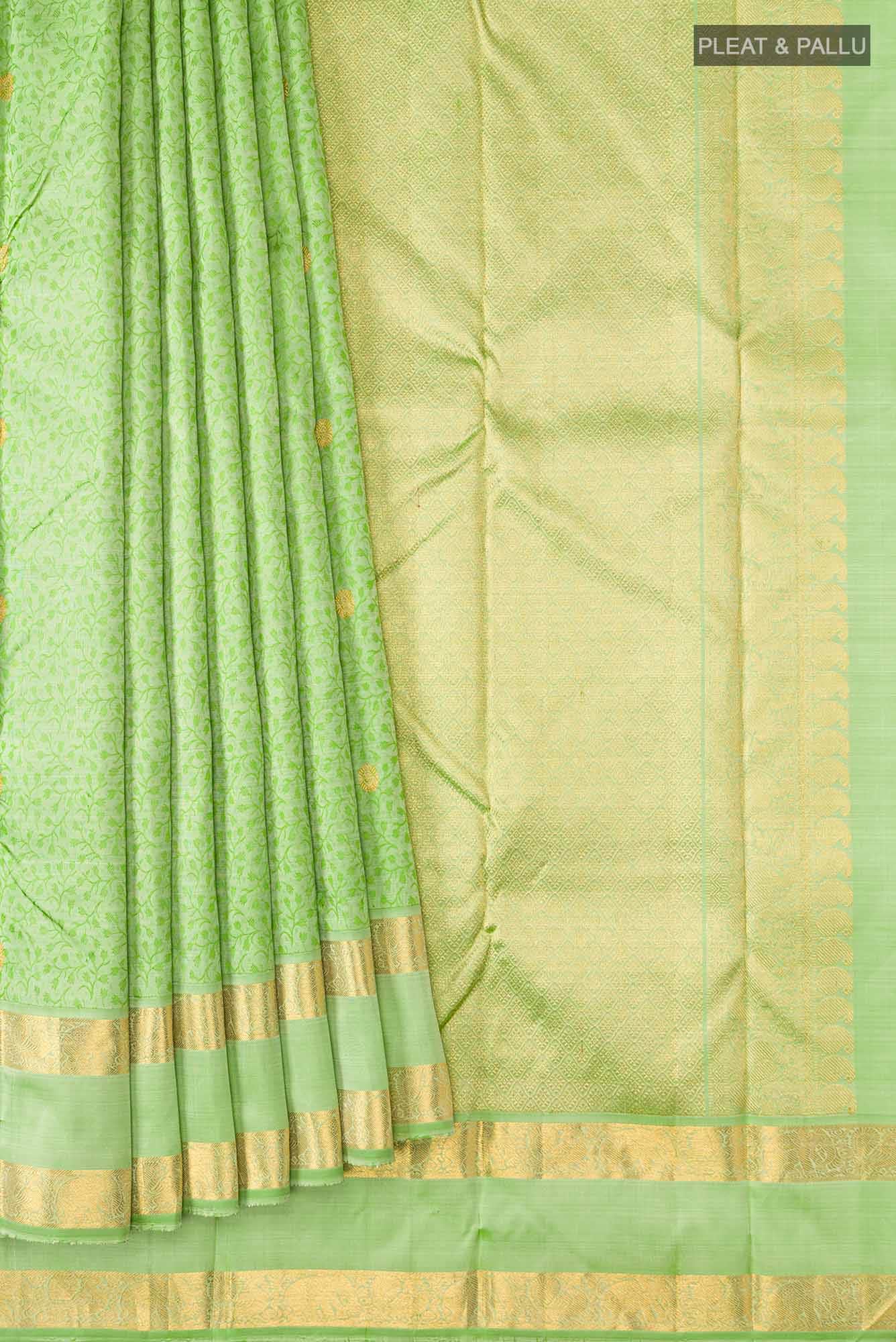 Green Kanchipuram Silk Saree