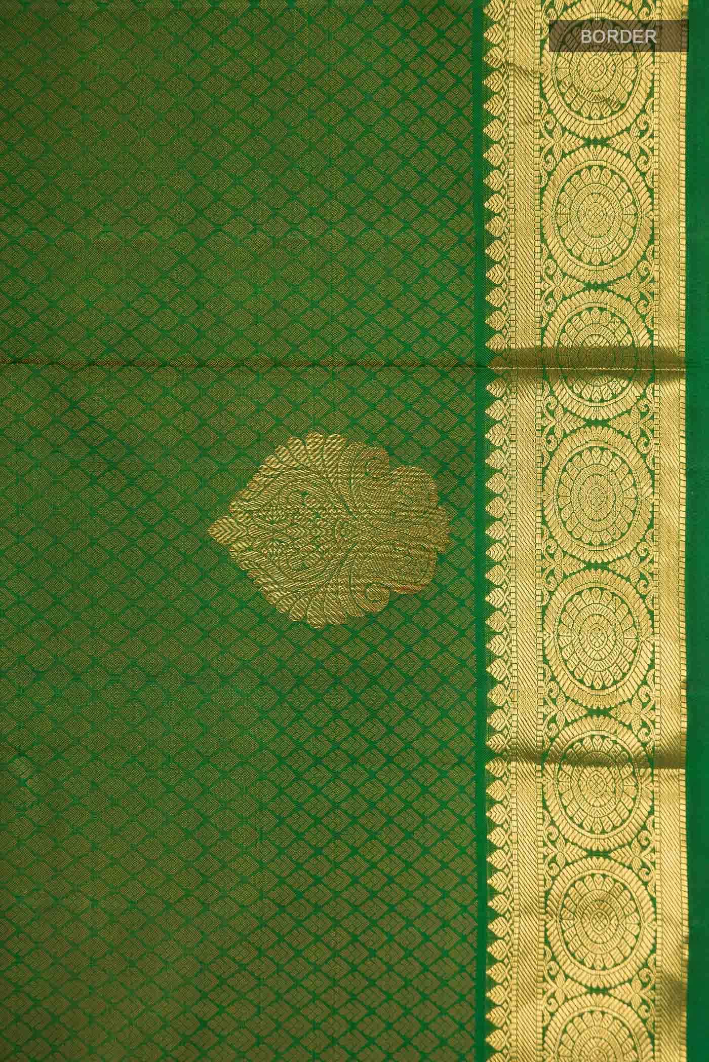 Green Kanchipuram Silk Saree