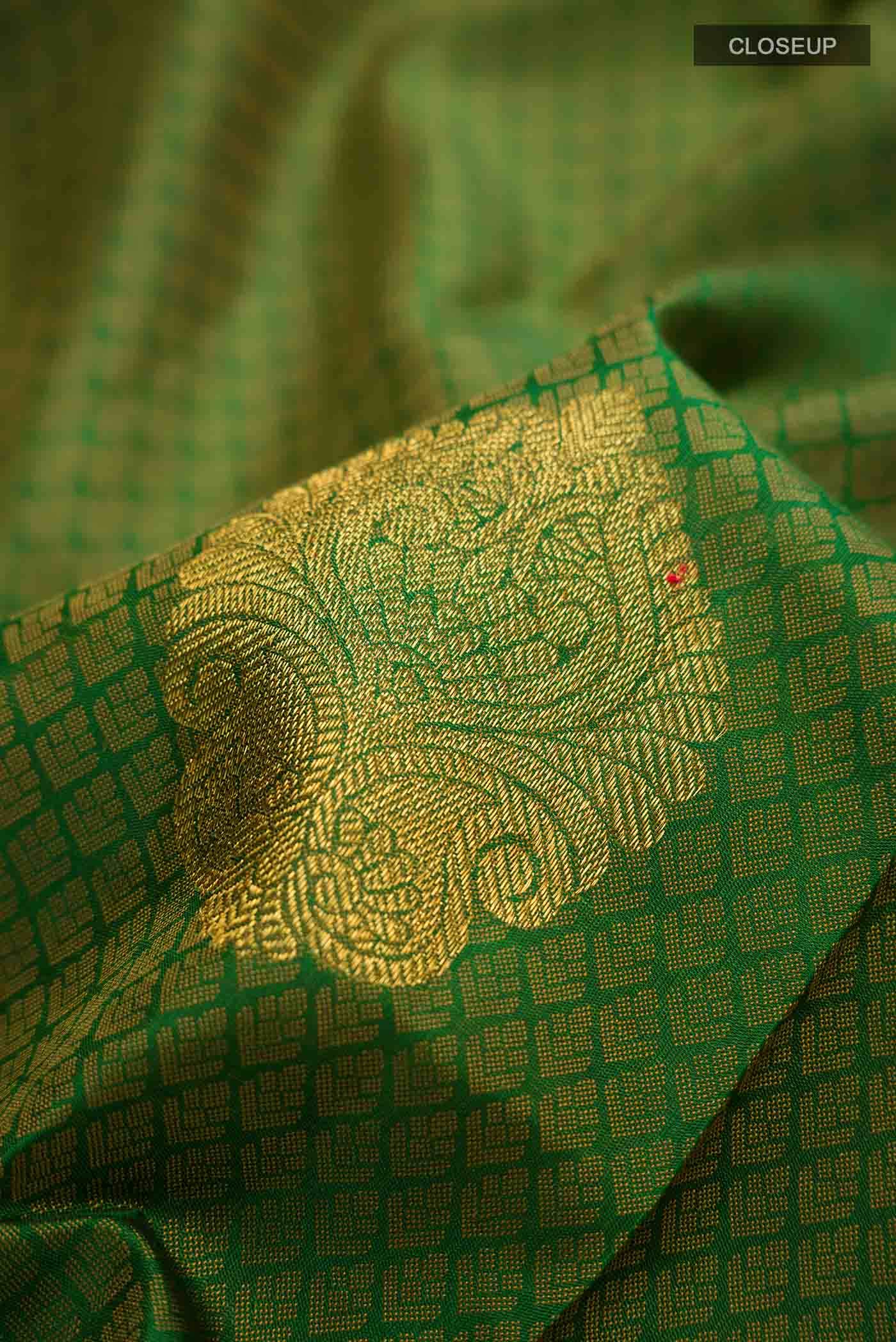 Green Kanchipuram Silk Saree