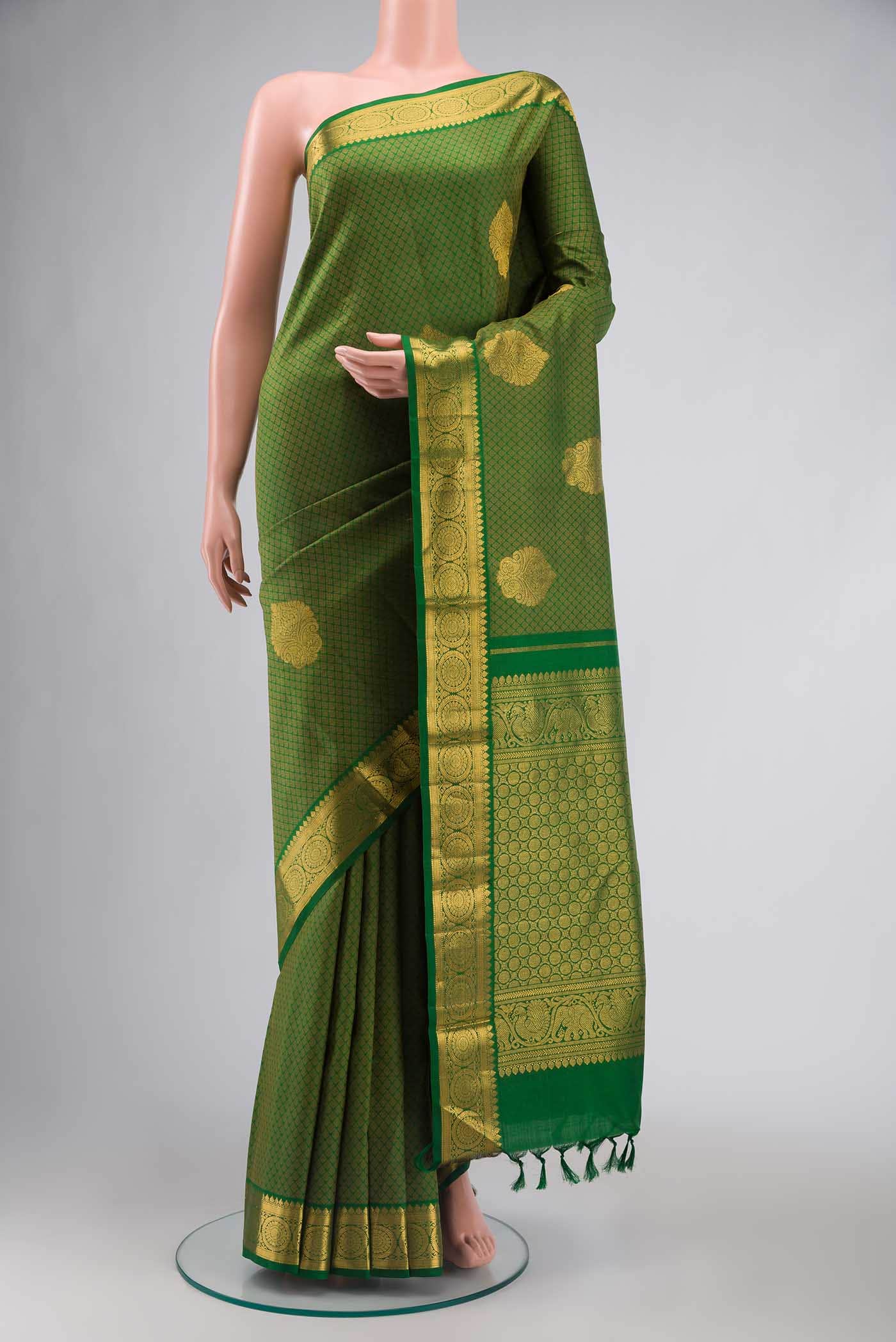 Green Kanchipuram Silk Saree