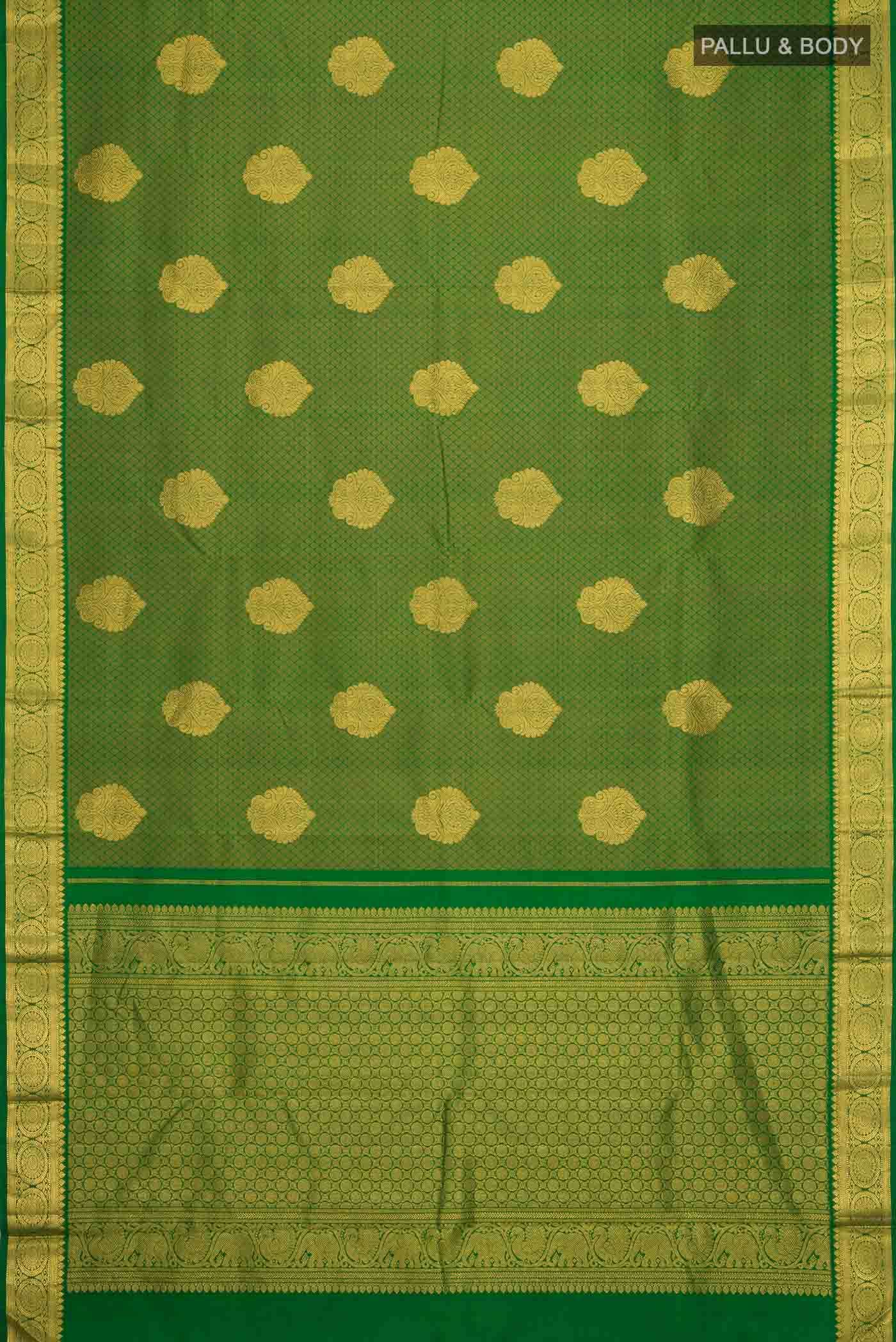 Green Kanchipuram Silk Saree