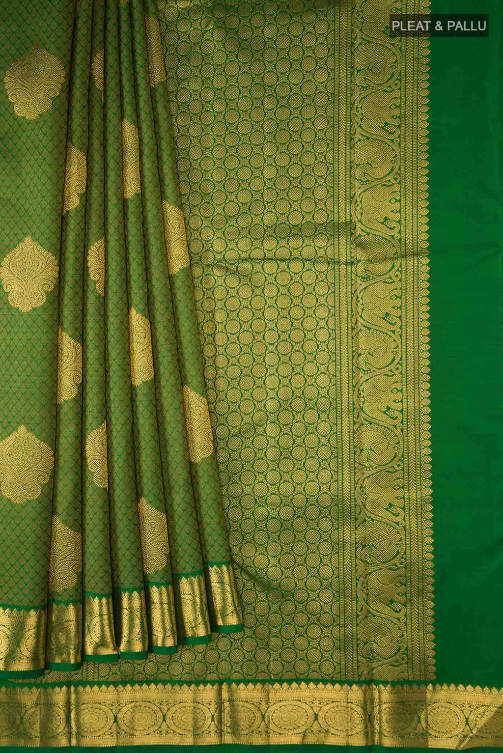 Green Kanchipuram Silk Saree