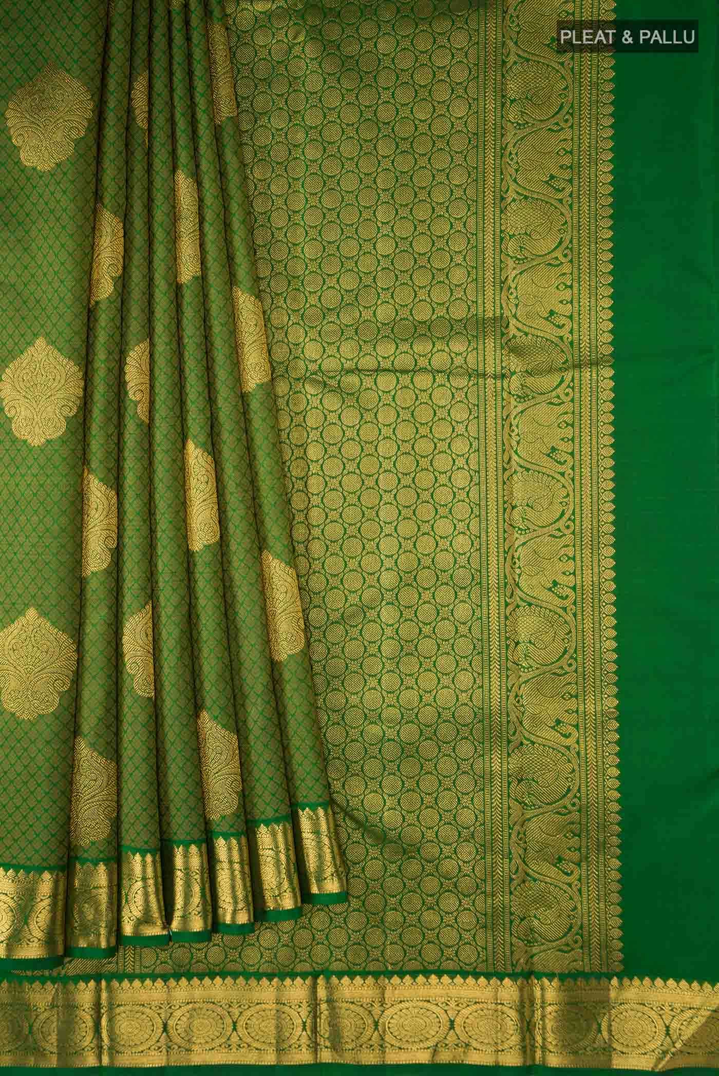 Green Kanchipuram Silk Saree
